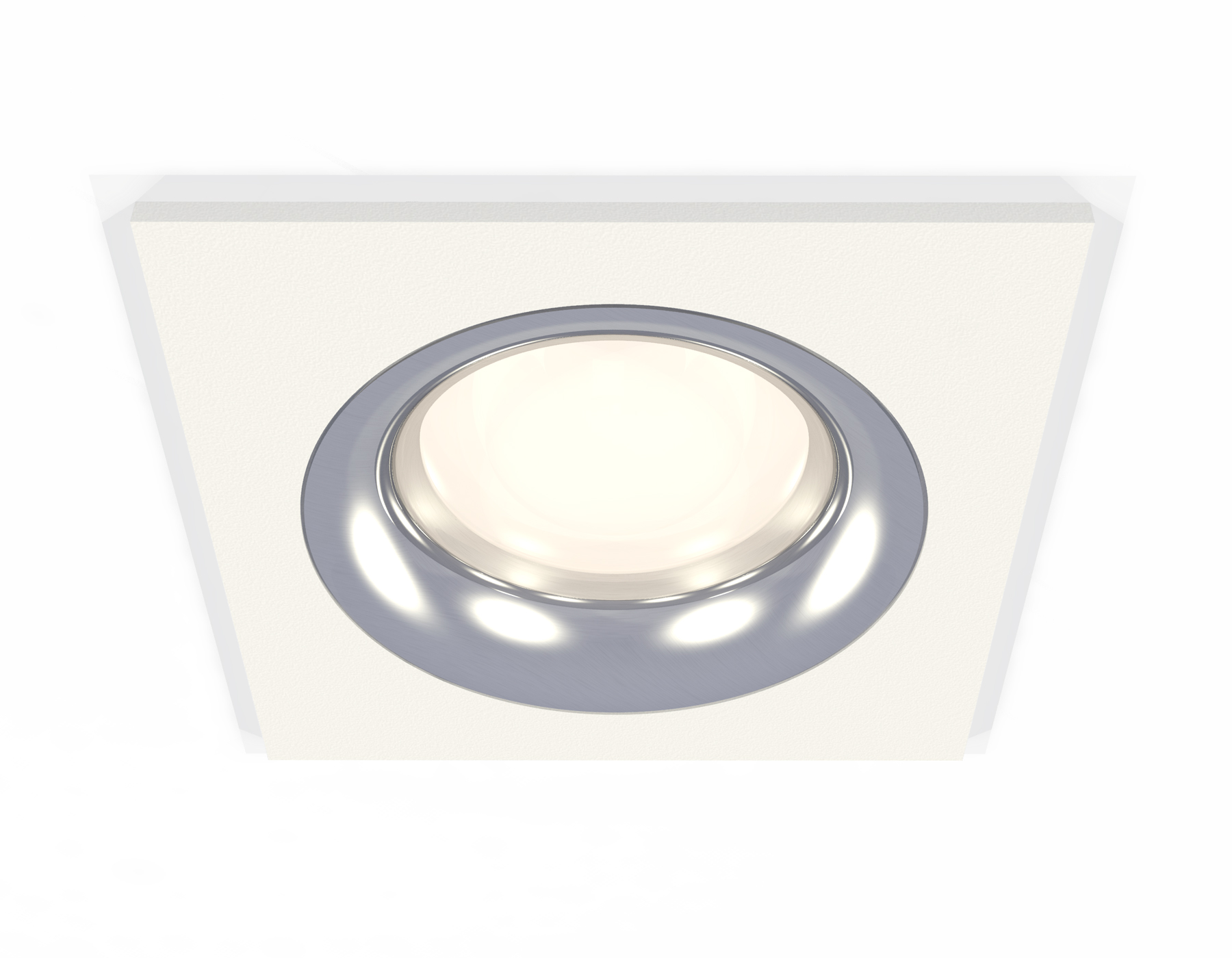 Встраиваемый светильник XC7631003 SWH/PSL белый песок/серебро полированное MR16 GU5.3 (C7631, N7012)