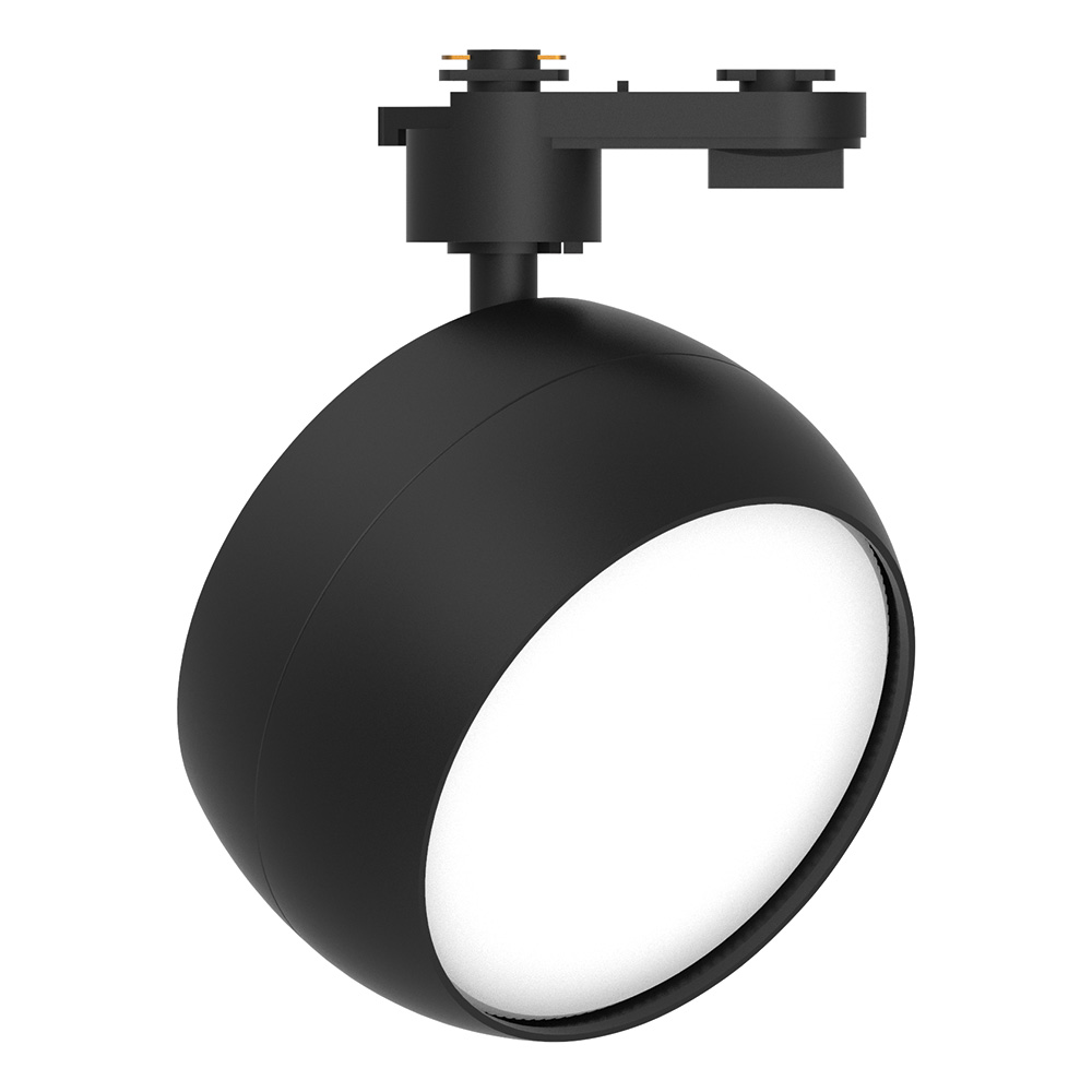 Светильник Feron AL167 трековый однофазный на шинопровод под лампу GX70, черный Светильник Feron AL167 трековый однофазный на шинопровод под лампу GX70, черный