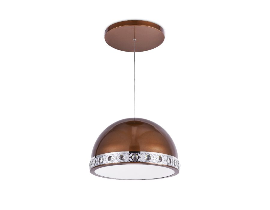Подвесной светодиодный светильник  Ambrella FA9497 CF/CH кофе/хром 4200K 36W