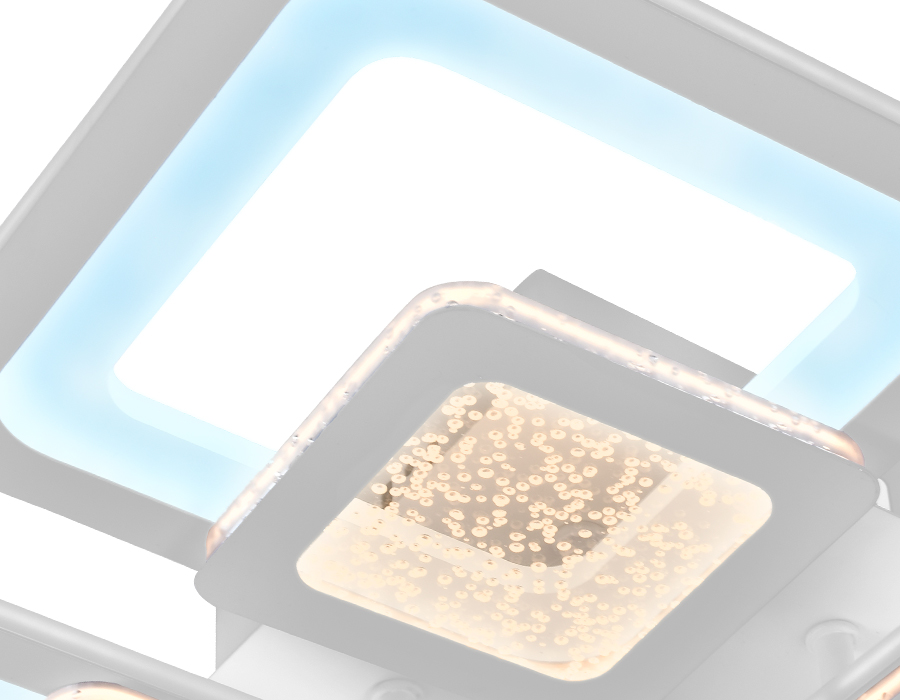 Потолочный светодиодный светильник Ambrella FA427/4 WH белый 176W (ПДУ РАДИО 2.4)