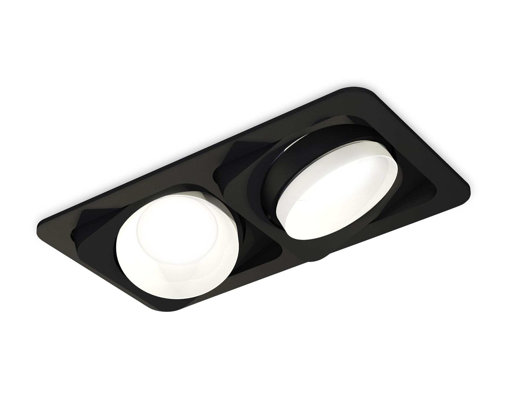 Встраиваемый поворотный светильник XC7664020 SBK/SWH черный песок/белый песок MR16 GU5.3 (C7664, N7030)