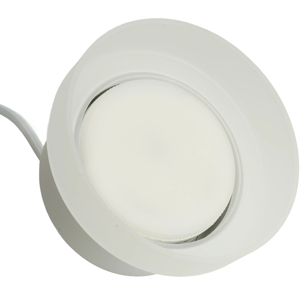 Светильник потолочный Feron Barrel HL4608 OPAL levitation 12W, 230V, GX53, белый, на подвесе 1,7 м