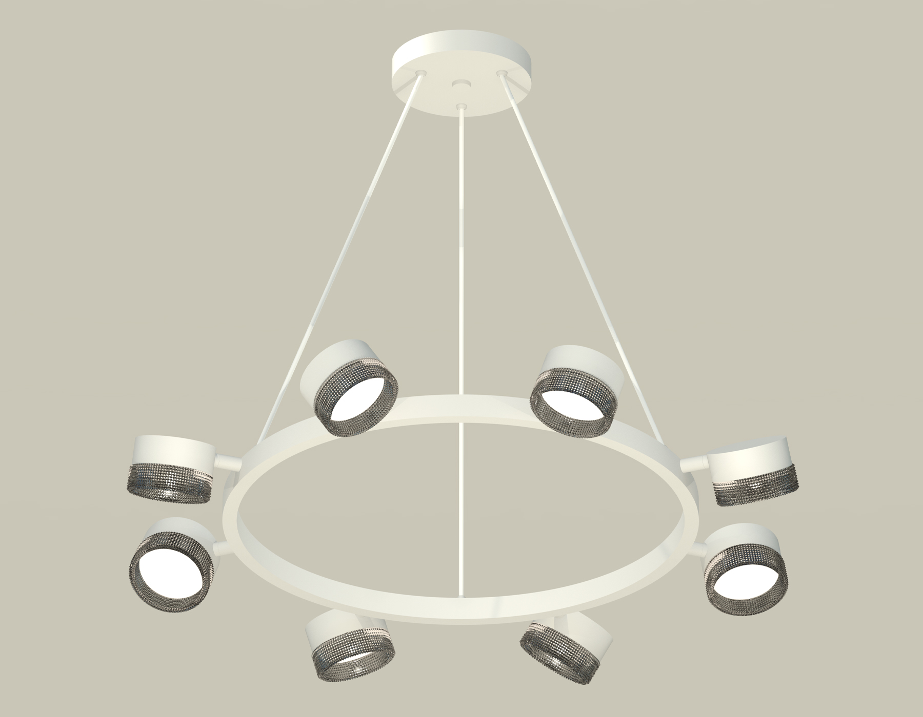 Подвесной светильтник Ambrella XB9195250/8 SWH/BK белый песок/тонированный GX53 (C9195, N8484)