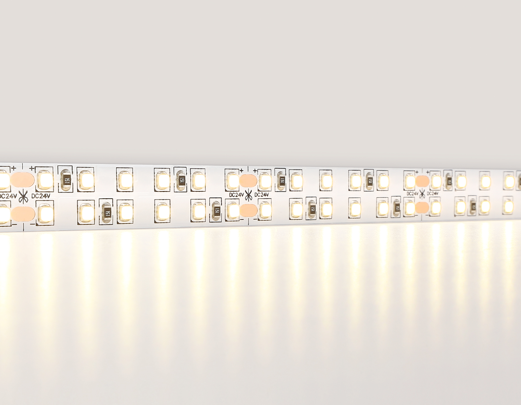 GS3701 2835 240Led /24W m/ 24V IP20 3000K/ 5000*14*1.2mm (2 конт.)