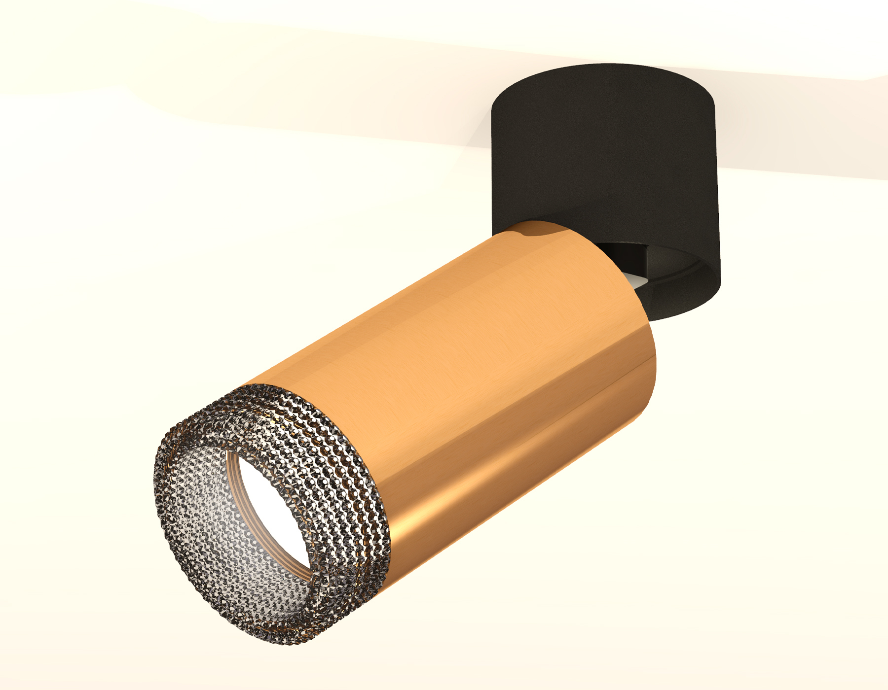 Накладной поворотный светильник XM6327041 PYG/BK/BK золото желтое полированное/черный/тонированный (A2221, C6327, N6151)