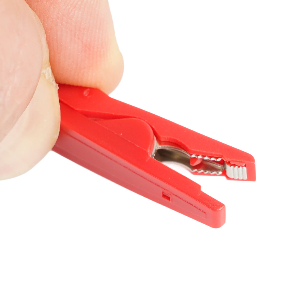 MTM TL 002 Комплект зажимов "крокодил", медь, красный/черный