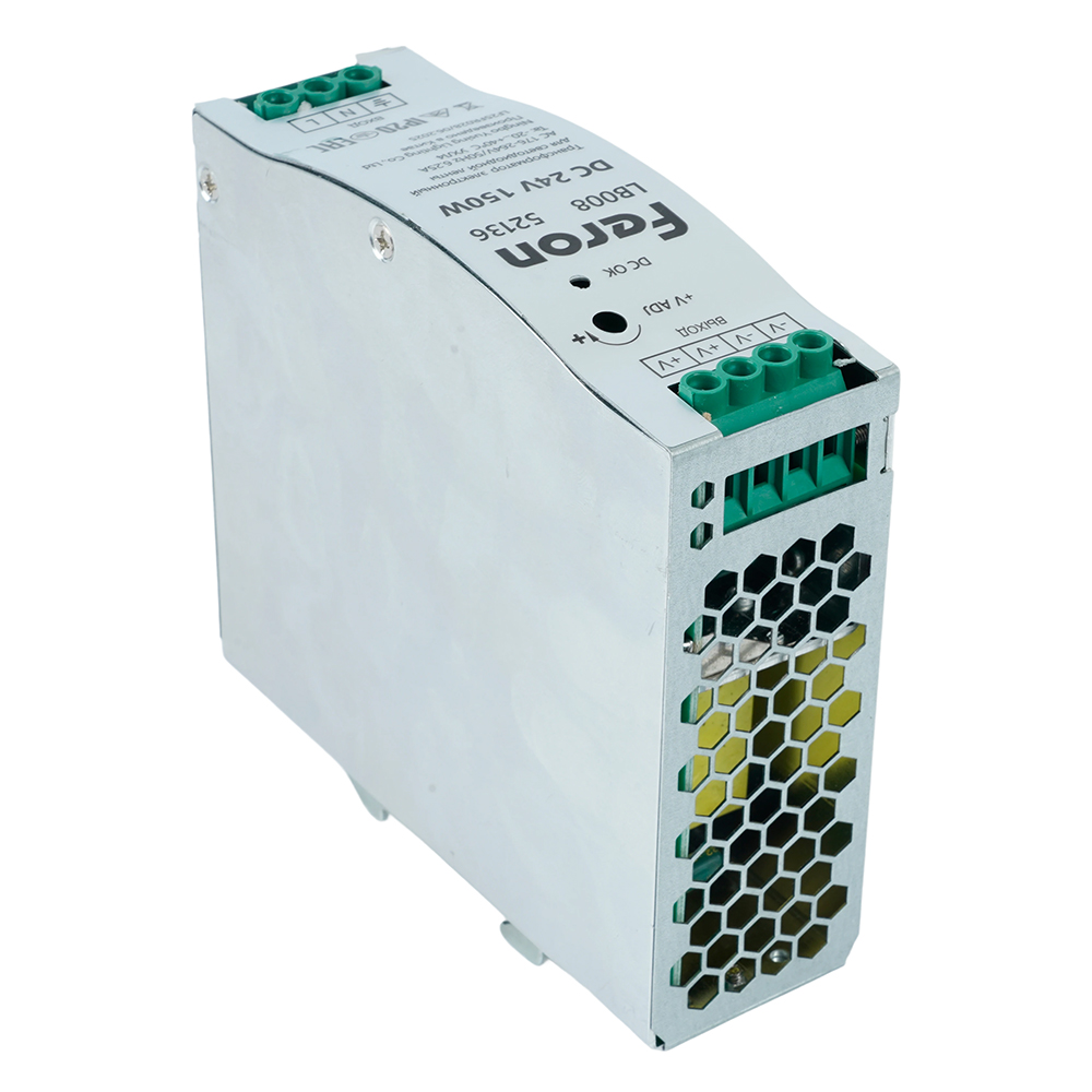 Трансформатор электронный для светодиодной ленты и оборудования на DIN-рейку 150W 24V 40*125.5*113мм IP20, LB008