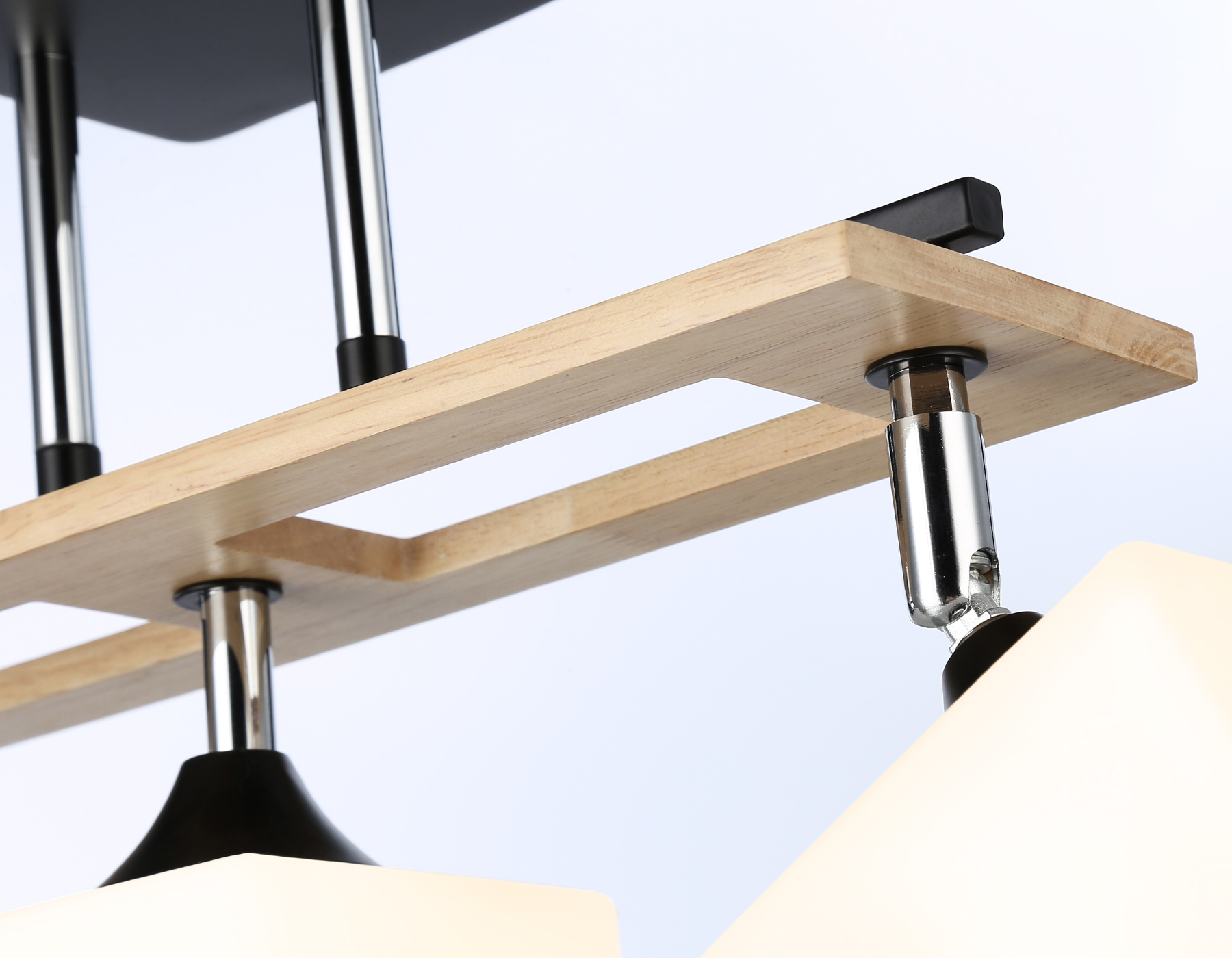 Светильник подвесной Ambrella TR9507/3 BK/CH/FR черный/хром/белый матовый E27/3 max 40W 620*100*290