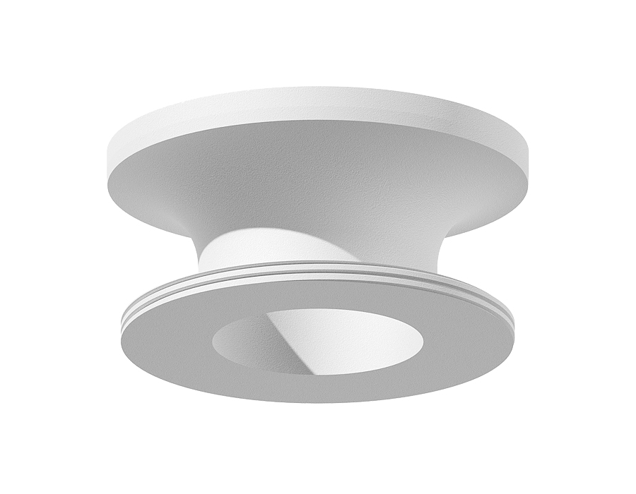 Насадка задняя накладная для корпуса светильника Ambrella N6901 SWH белый песок D60*H25mm Out20mm