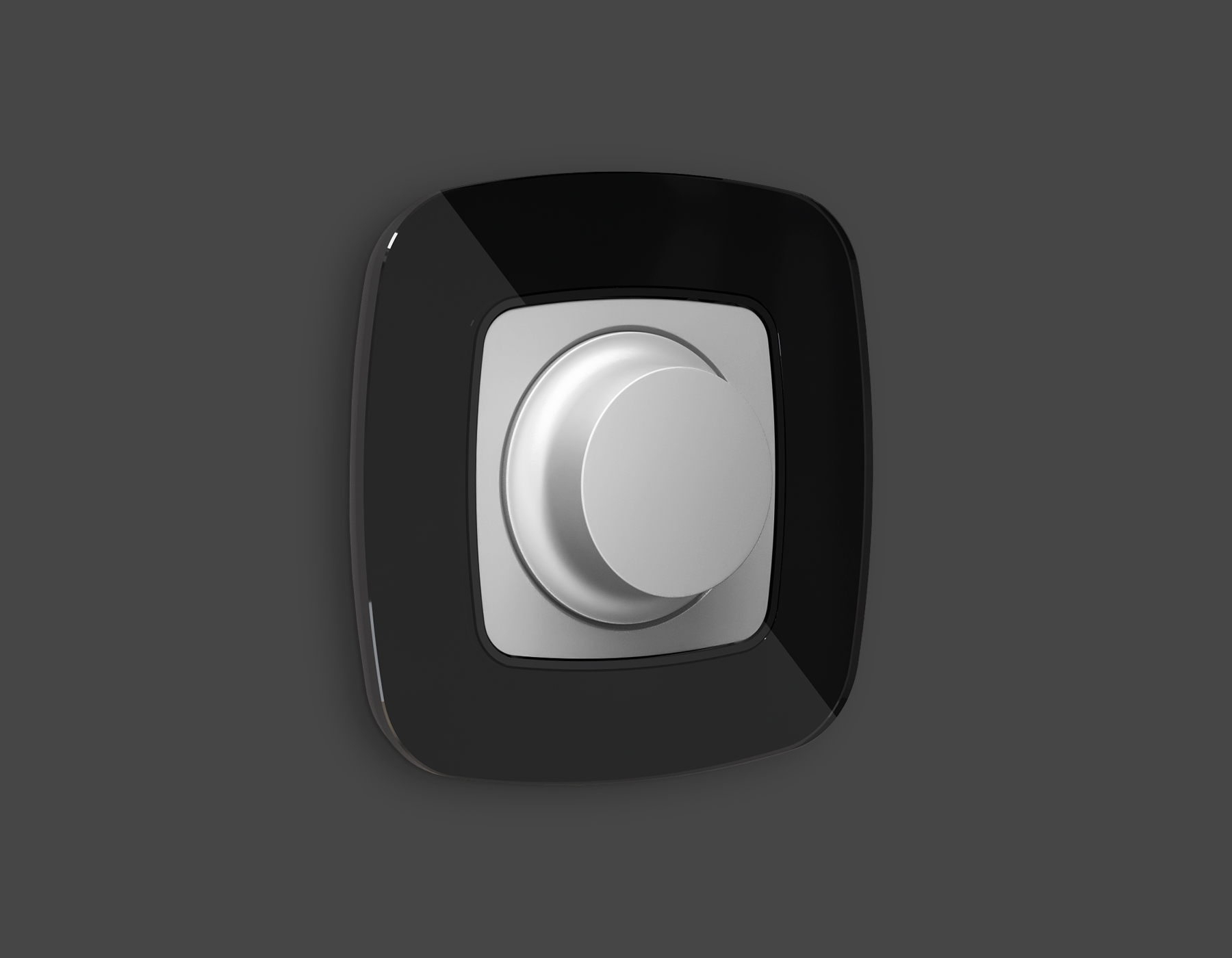 OF350801 Рамка OMEGA Radian (Черный Стекло закаленное натуральное) 1-ая