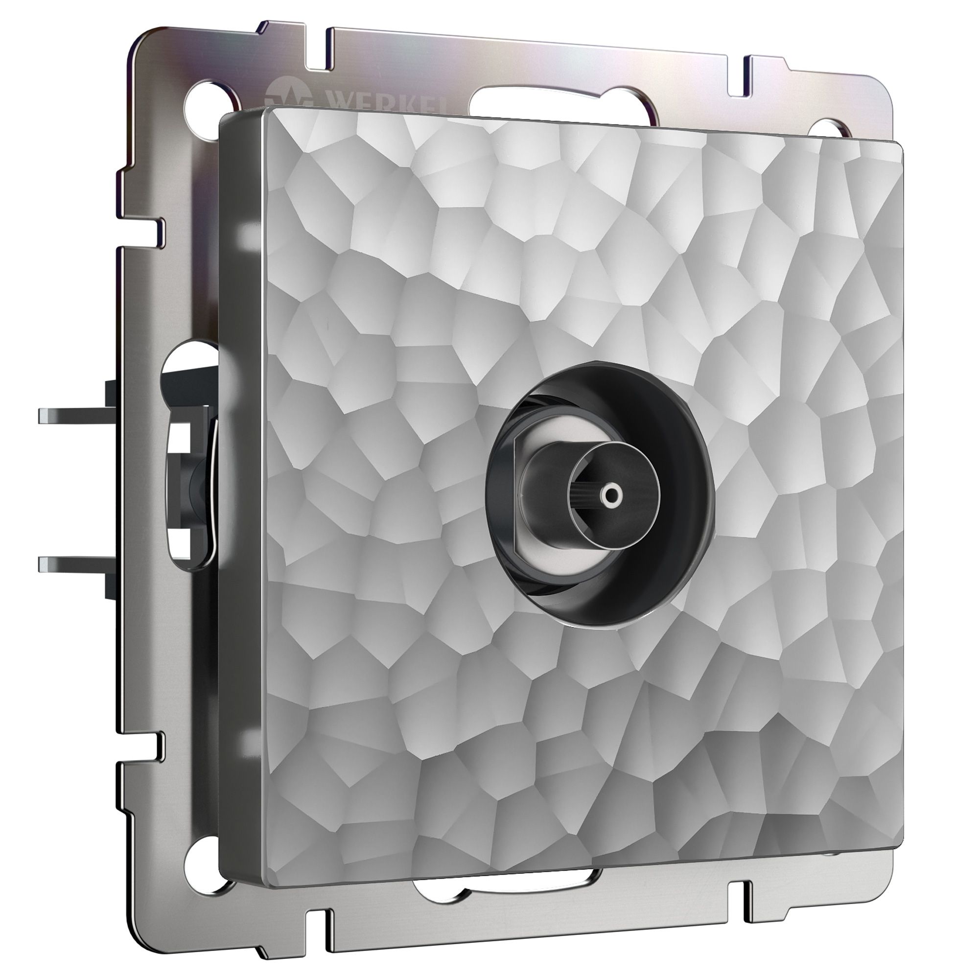 ТВ-розетка оконечная Werkel Hammer (серебряный) / W1283006 / a052091