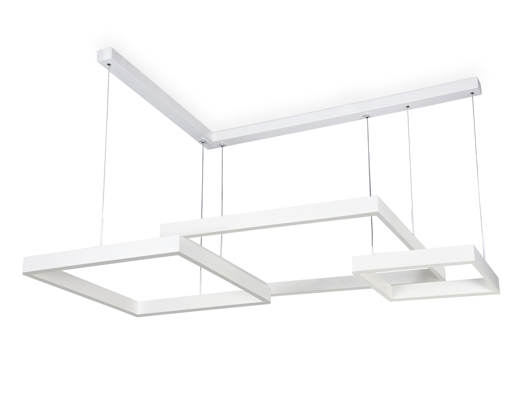 Подвесной светильник Ambrella FA6646/3 WH белый 195W 1260*1050*840 (ПДУ РАДИО 2.4G)