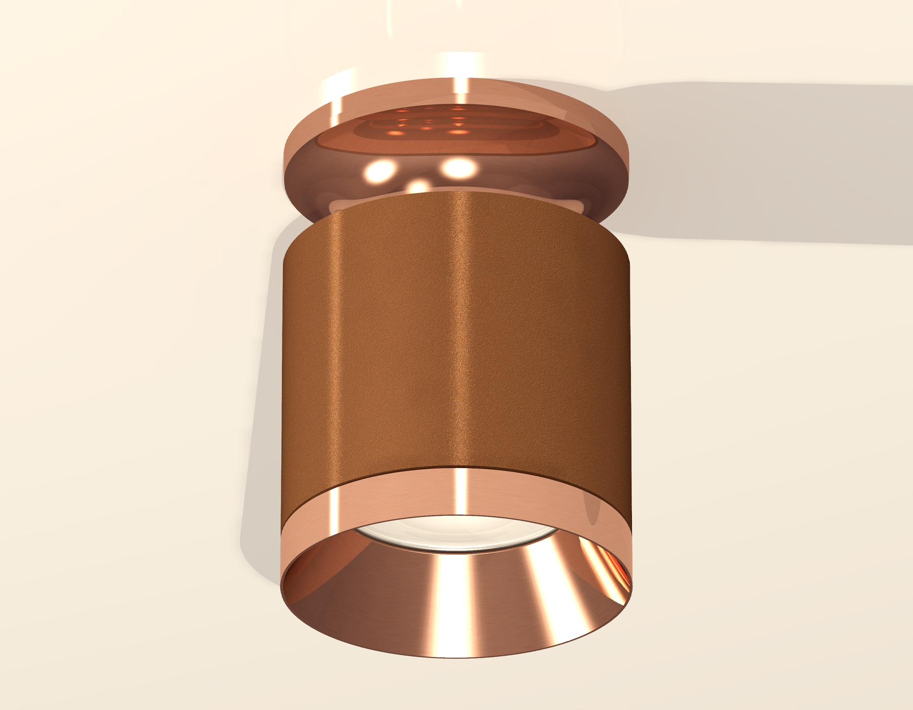 Накладной светильник XS7404141 SCF/PPG кофе песок/золото розовое полированное MR16 GU5.3 (N7930, C7404, N7035)