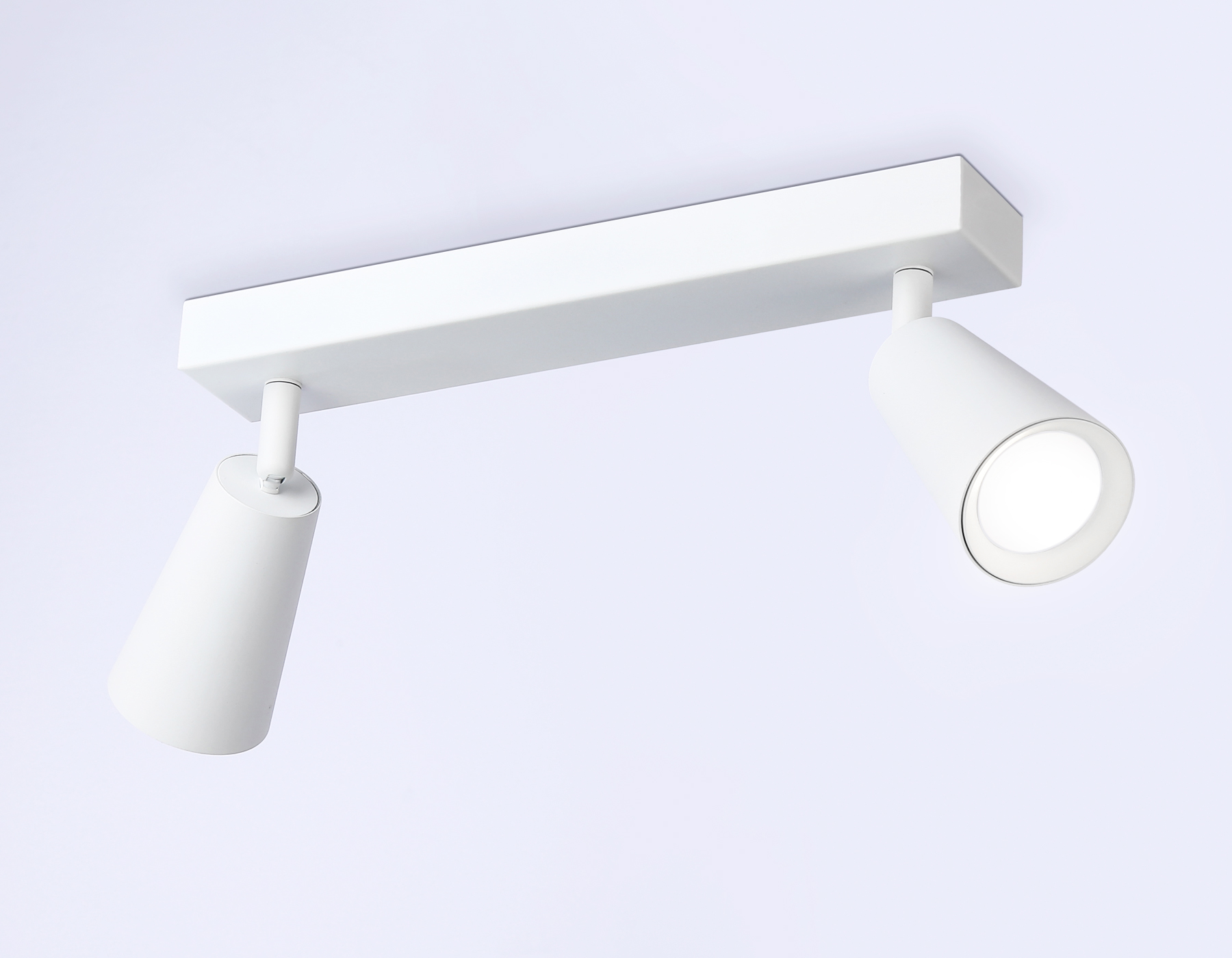 Накладной поворотный спот Ambrella TA13145/2 WH белый GU10/2 max 12W 295*60*130