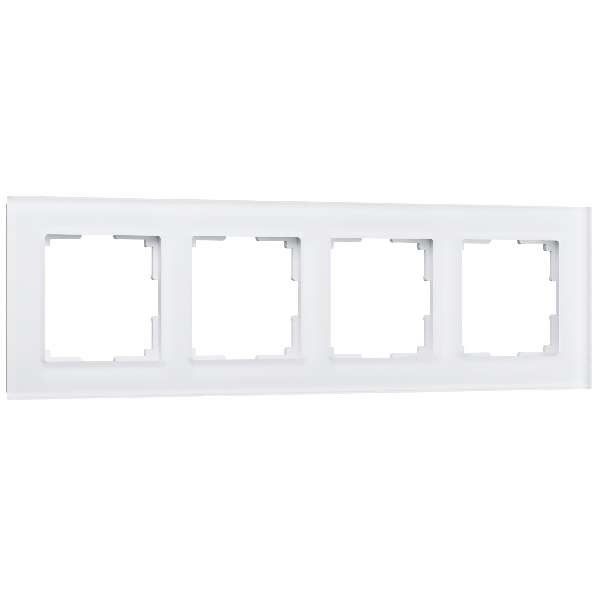 Рамка WERKEL Favorit на 4 поста (белый матовый) WL01-Frame-04 / W0041105 / a036580