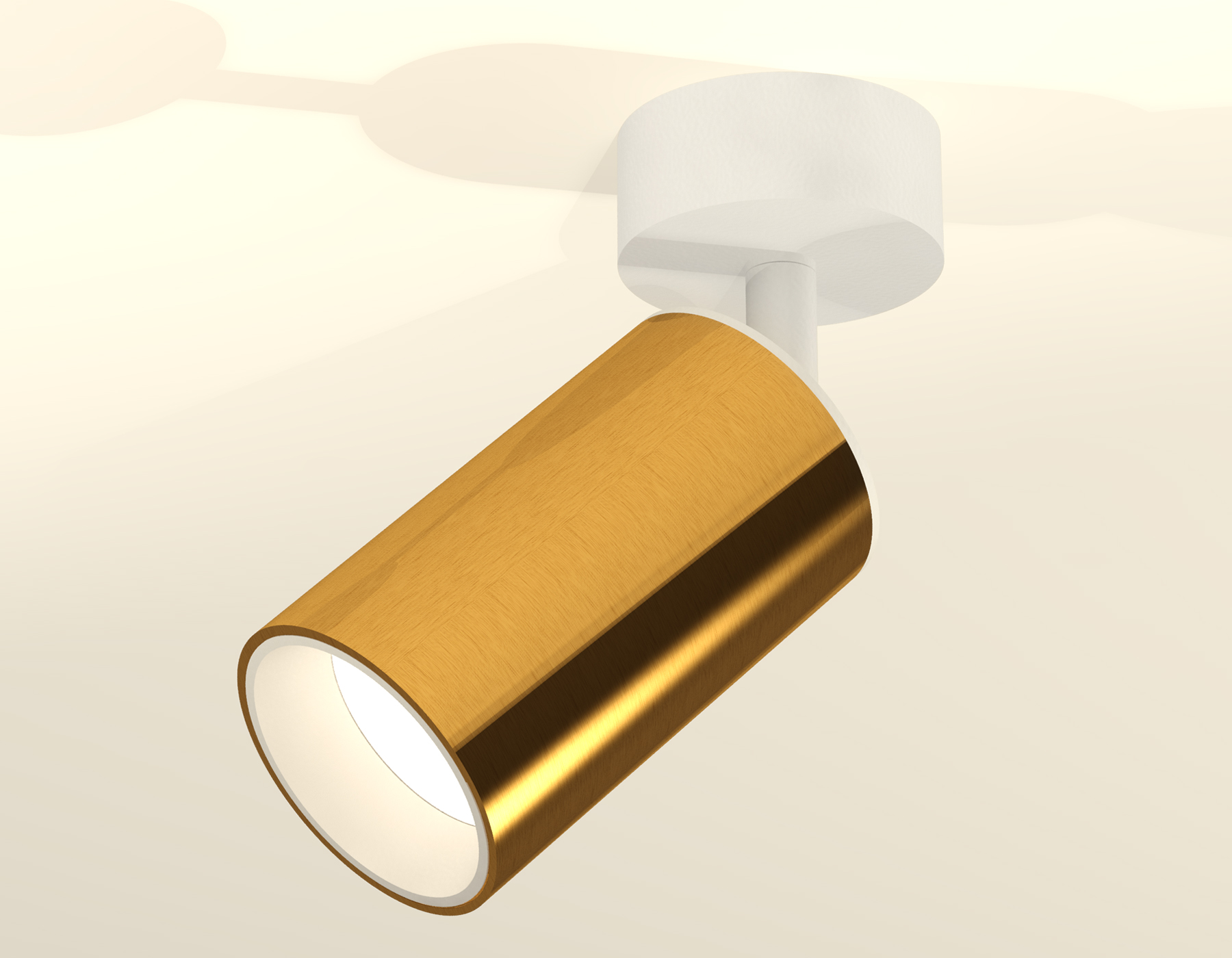 Накладной поворотный светильник XM6327001 PYG/SWH золото желтое полированное/белый песок MR16 GU5.3 (A2202, C6327, N6110)