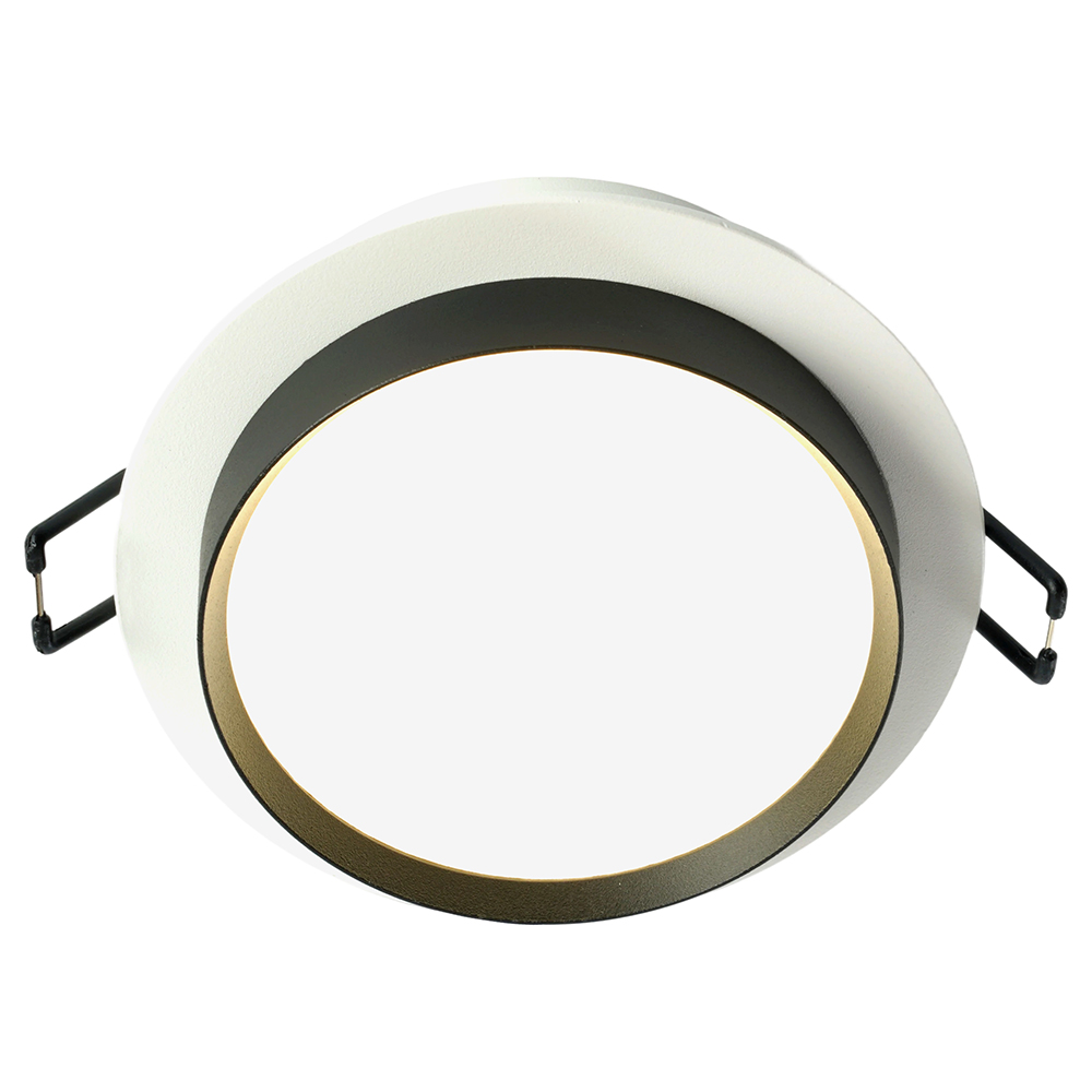 Светильник встраиваемый Feron DL507 потолочный GX53 белый + черный круг