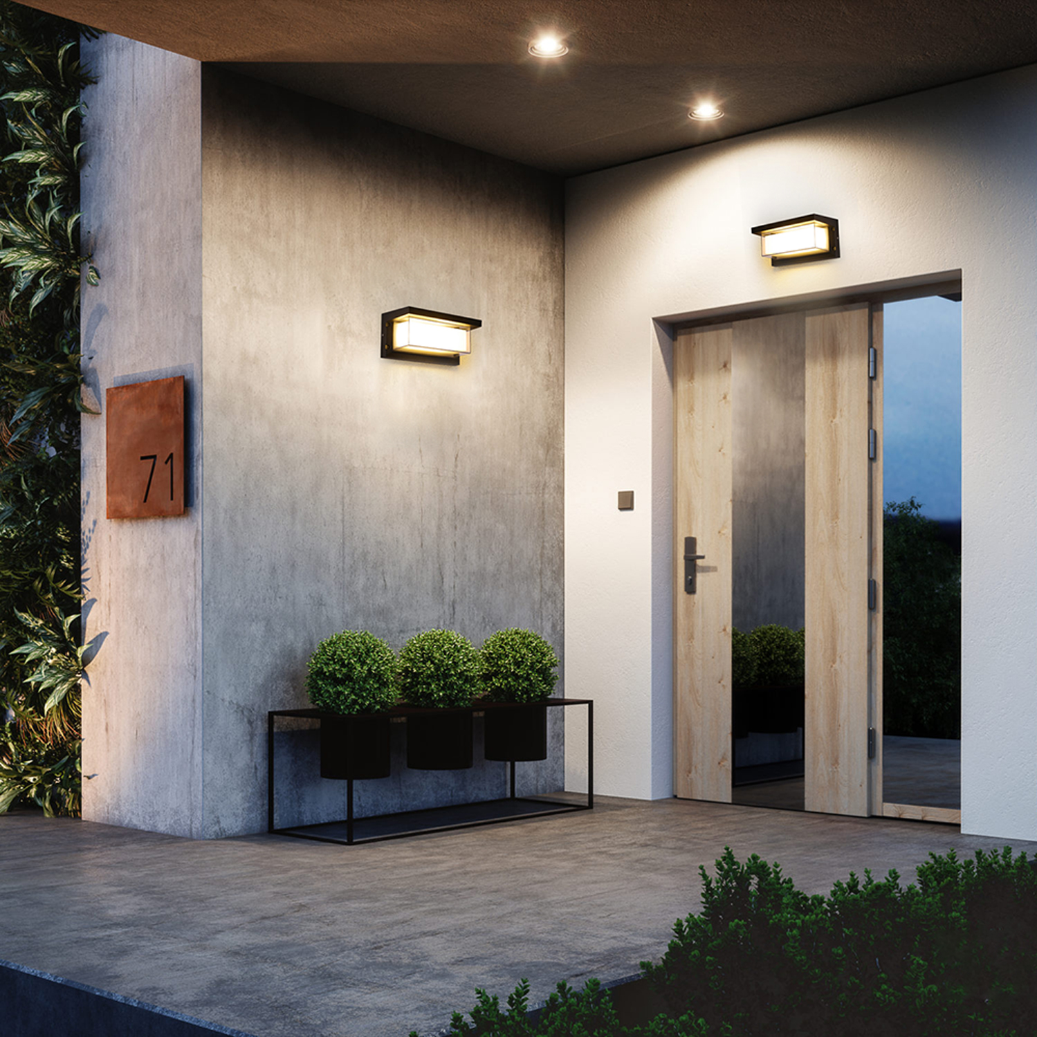 Светильник уличный светодиодный Feron DH502, 12W, 540Lm, 4000K, черный Светильник уличный светодиодный Feron DH502, 12W, 540Lm, 4000K, черный