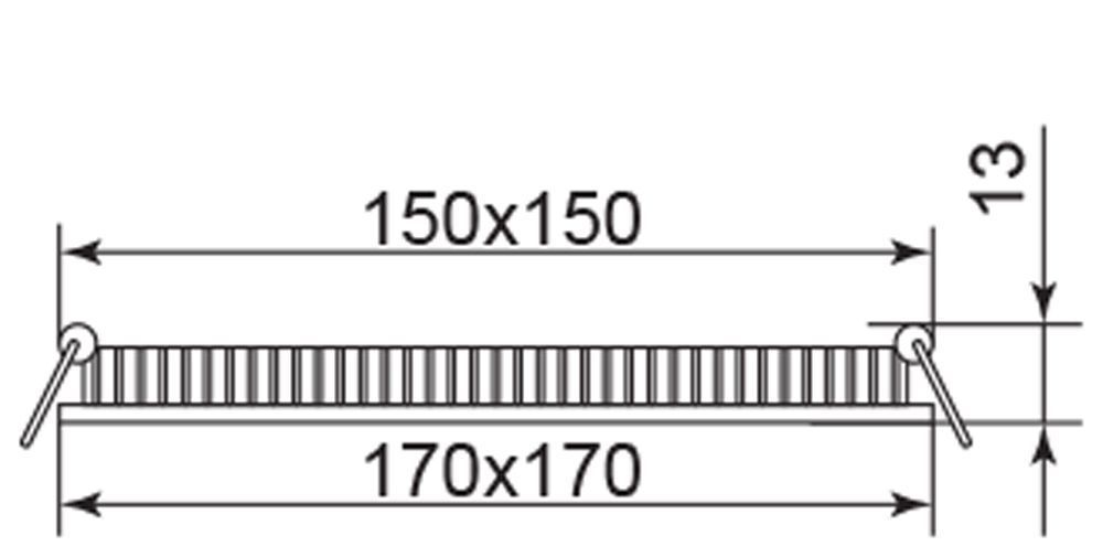 Светодиодный светильник Feron AL502 встраиваемый 12W 4000K белый