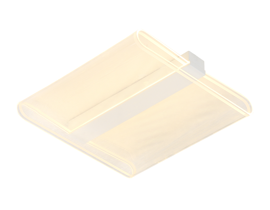 Потолочный светодиодный светильник Ambrella FA625 WH белый 64W   (ПДУ РАДИО 2.4)