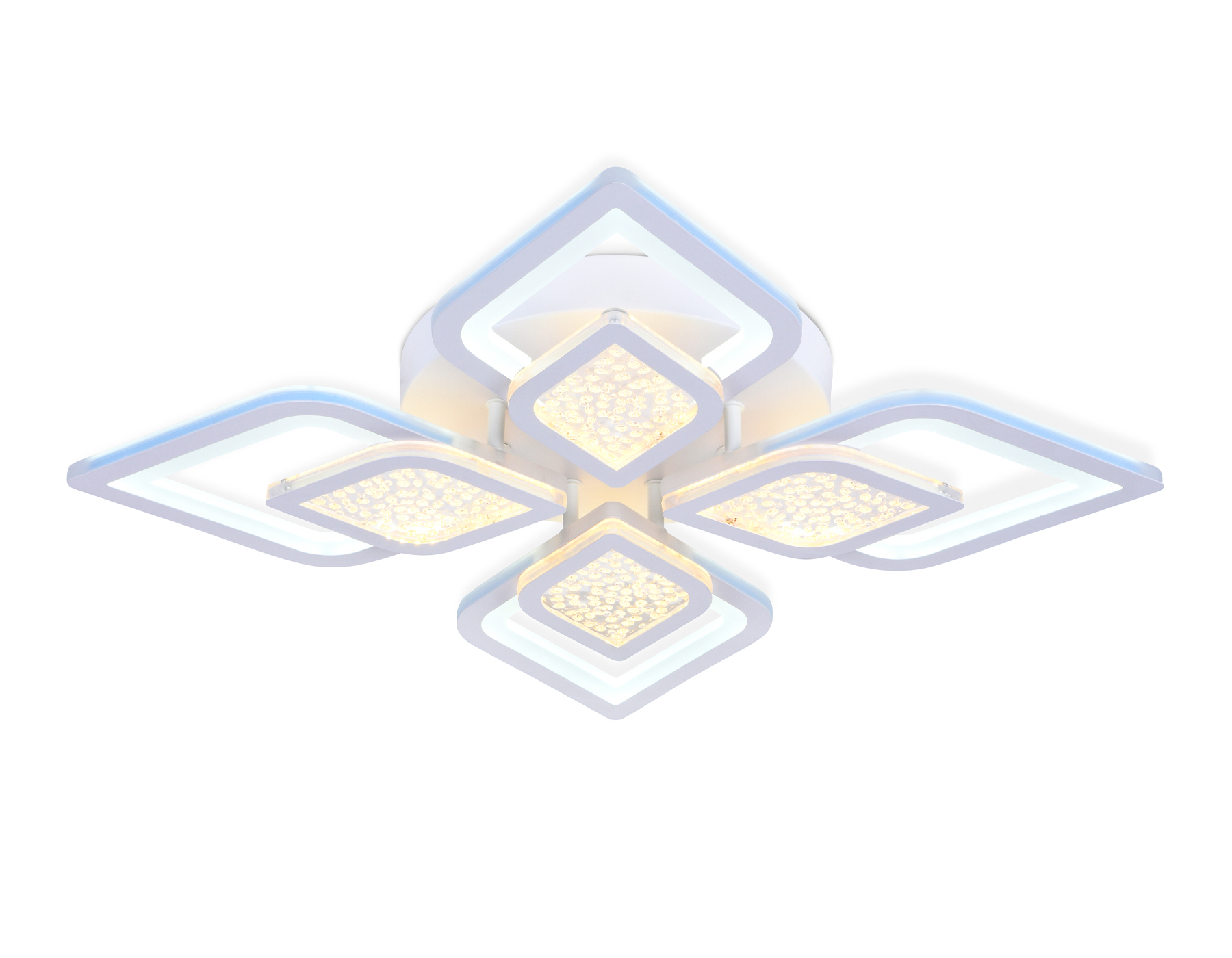 Потолочный LED светильник FA4285/4+4 WH белый 3000K/4200K/6400K 82W 610*610*90 (ПДУ РАДИО 2.4G)