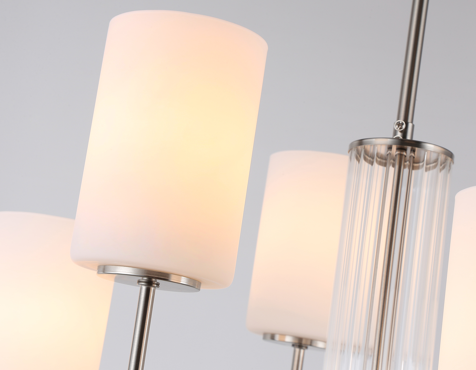 LH56211/6 SN/FR никель/белый матовый E27/6 max 60W D600*600