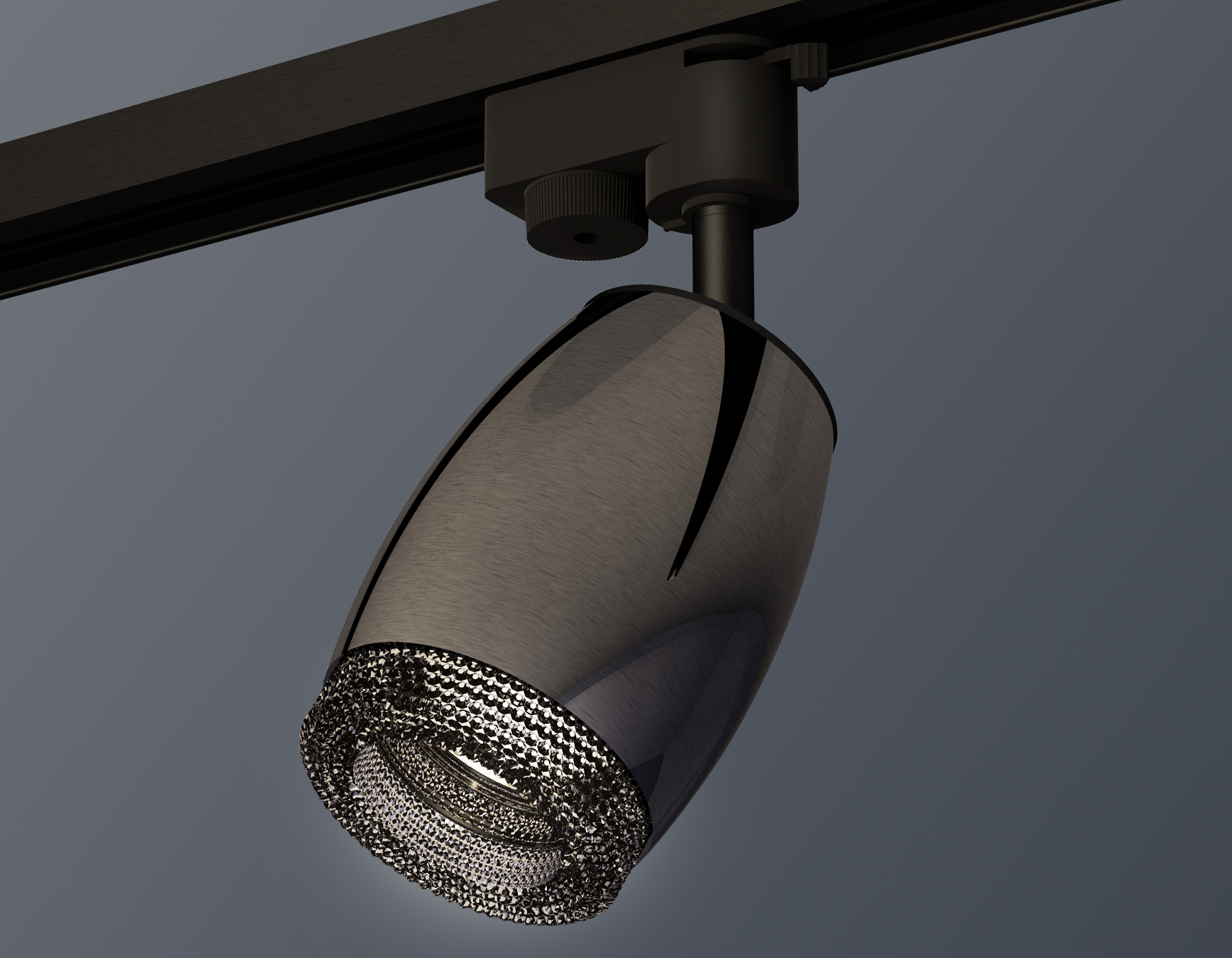 Трековый однофазный светильник XT1123005 DCH/SBK/BK черный хром/черный песок/тонированный MR16 GU5.3 (A2521, C1123, N7192)