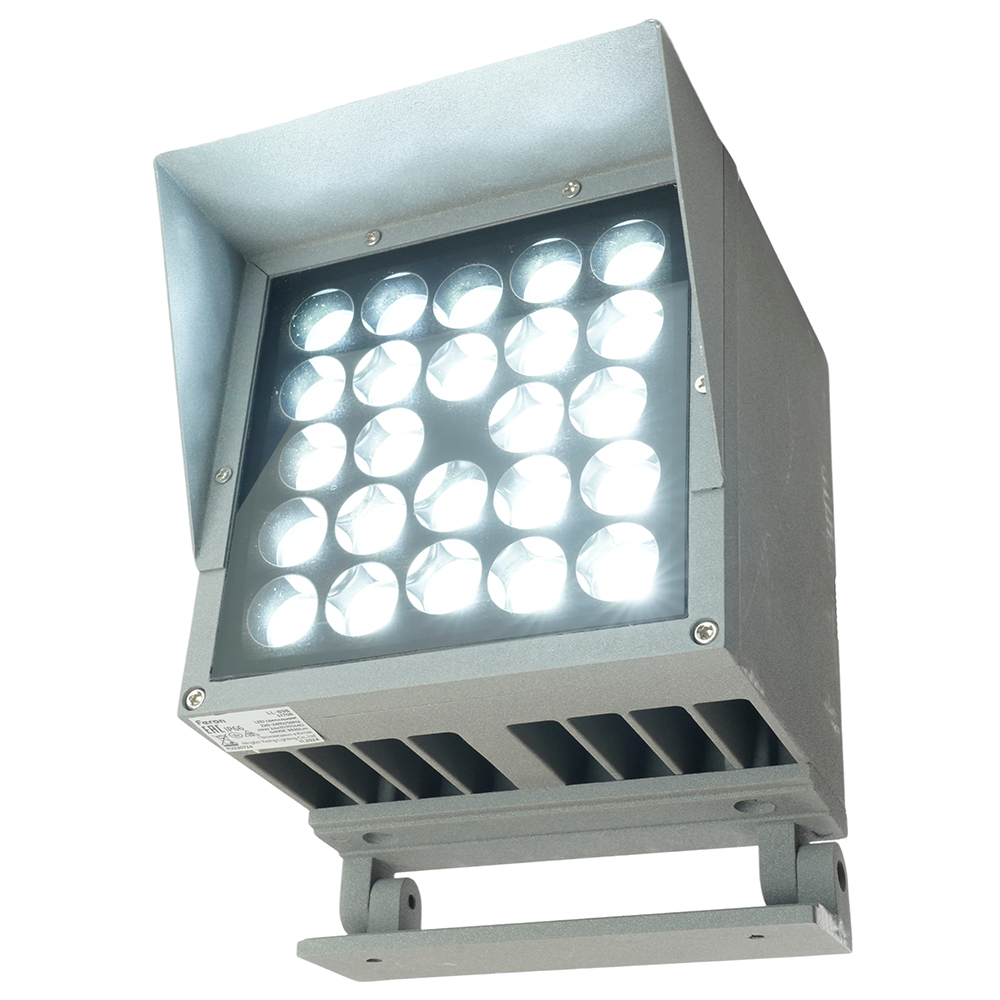 Светодиодный светильник ландшафтно-архитектурный Feron LL-898  AC220-240 49W 6400K IP66 квадрат