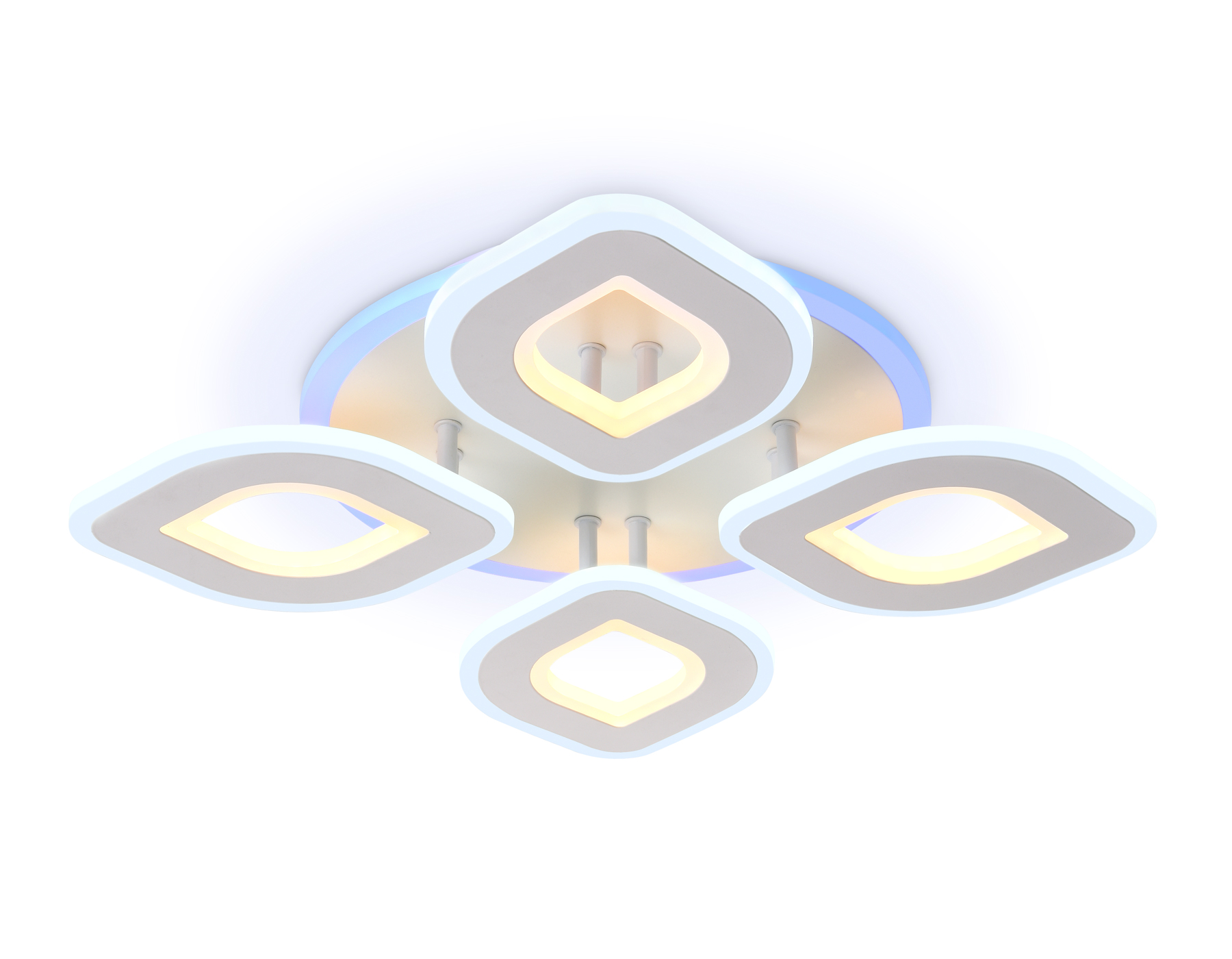 Потолочный LED светильник FA8841/4 WH белый 3000K/4200K/6400K 80W 500*500*80 (ПДУ РАДИО 2.4G)