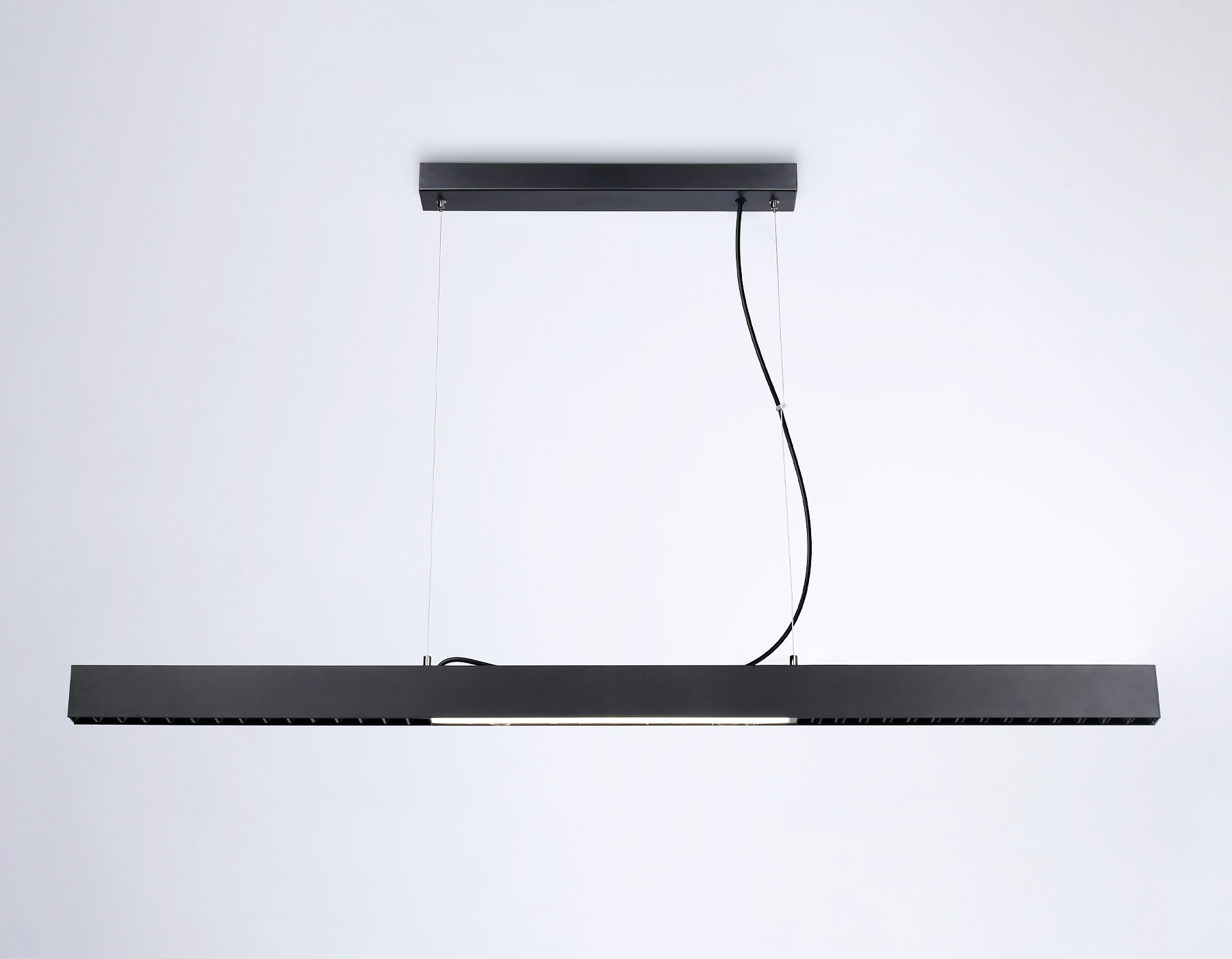 Подвесной светильник Ambrella FL5966 BK черный 48W 4200K 1200*35*1305 (Без ПДУ)