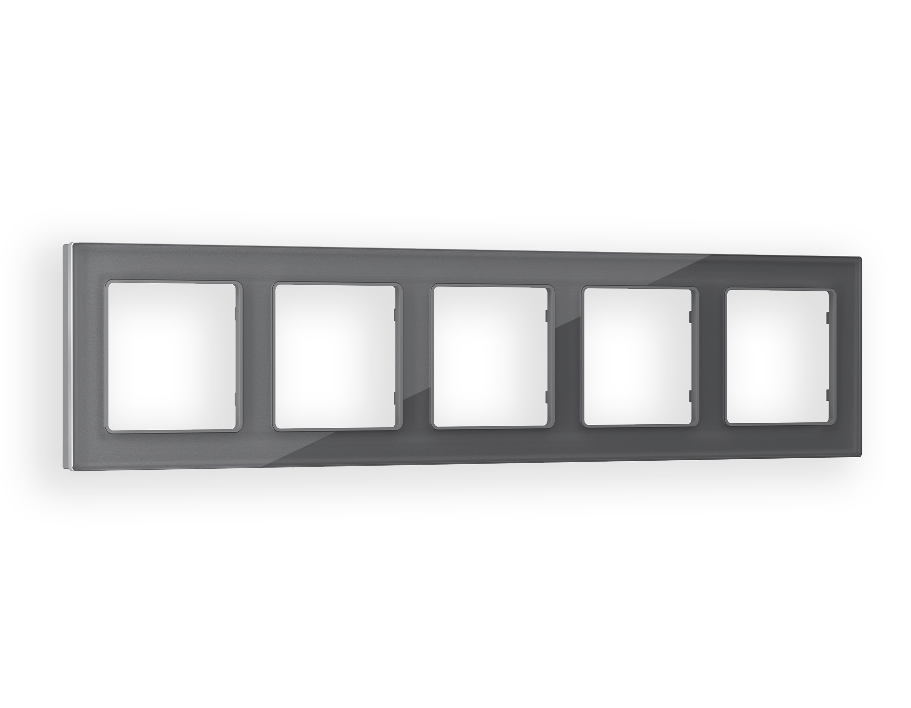 AF330655 Рамка ALFA Platos (Антрацит серый Стекло органическое) 5-ая