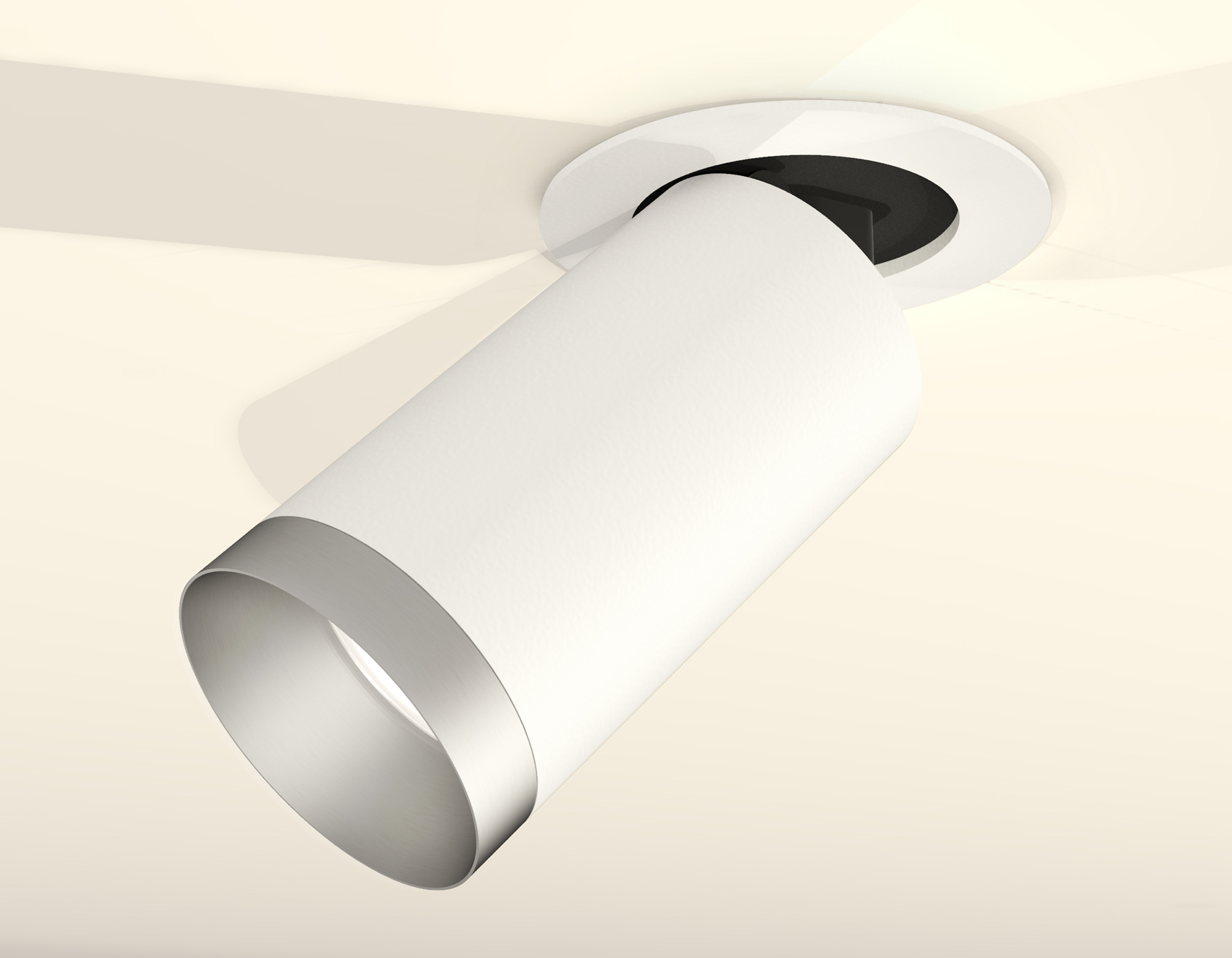 Встраиваемый поворотный светильник XM6322203 SWH/MCH белый песок/хром матовый MR16 GU5.3 (A2241, C6322, N6133)