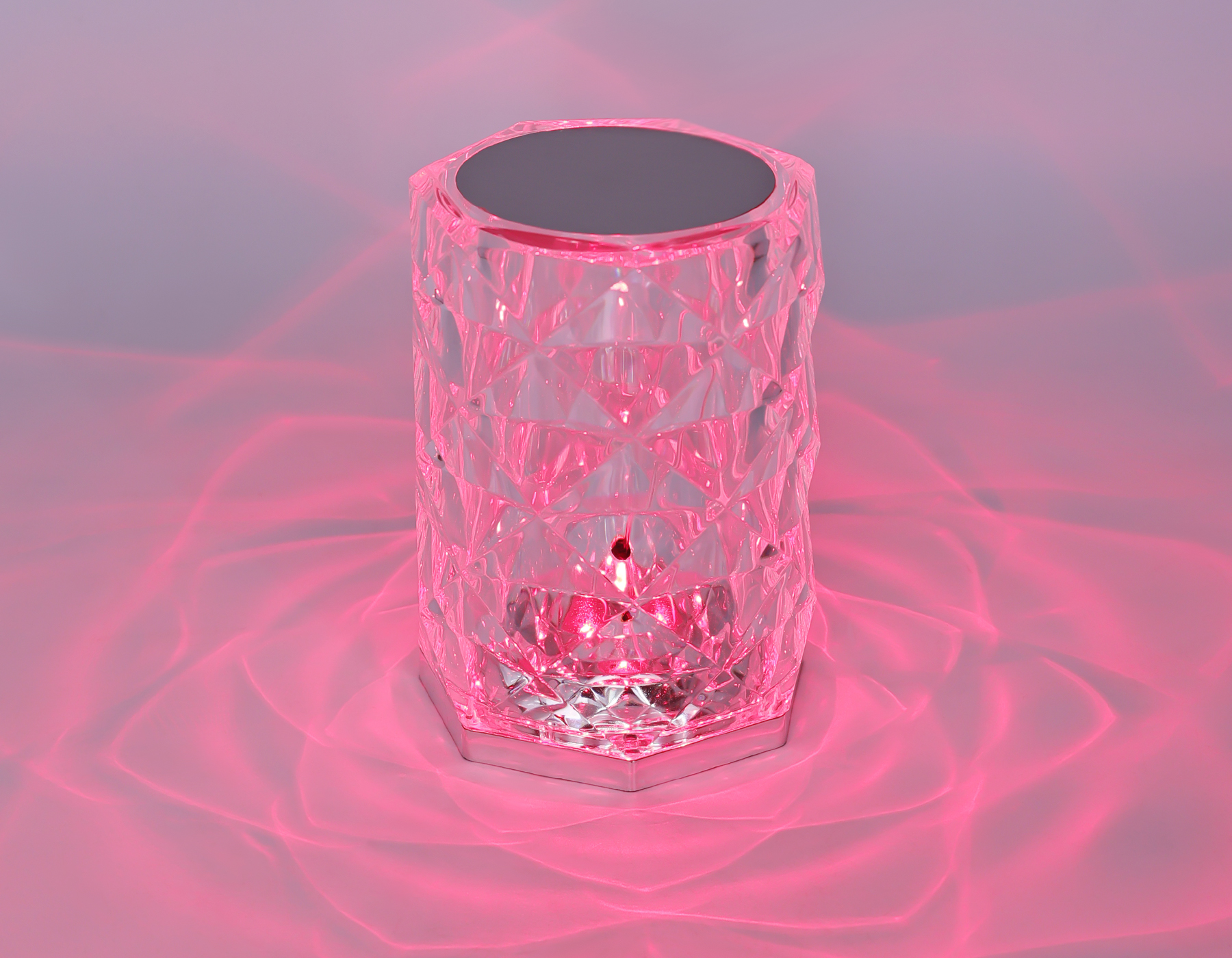 Настольный светильники Ambrella DE8013 CL прозрачный LED RGB 3W