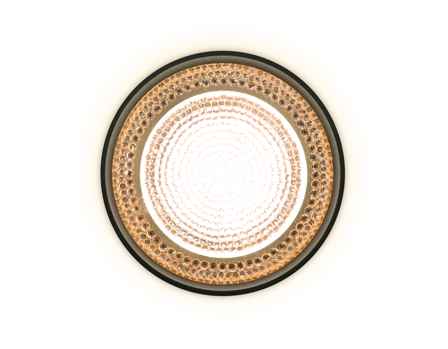 Встраиваемый точечный светильник Ambrella TN348 SBK/TI черный песок/янтарь GU5.3 D85*45