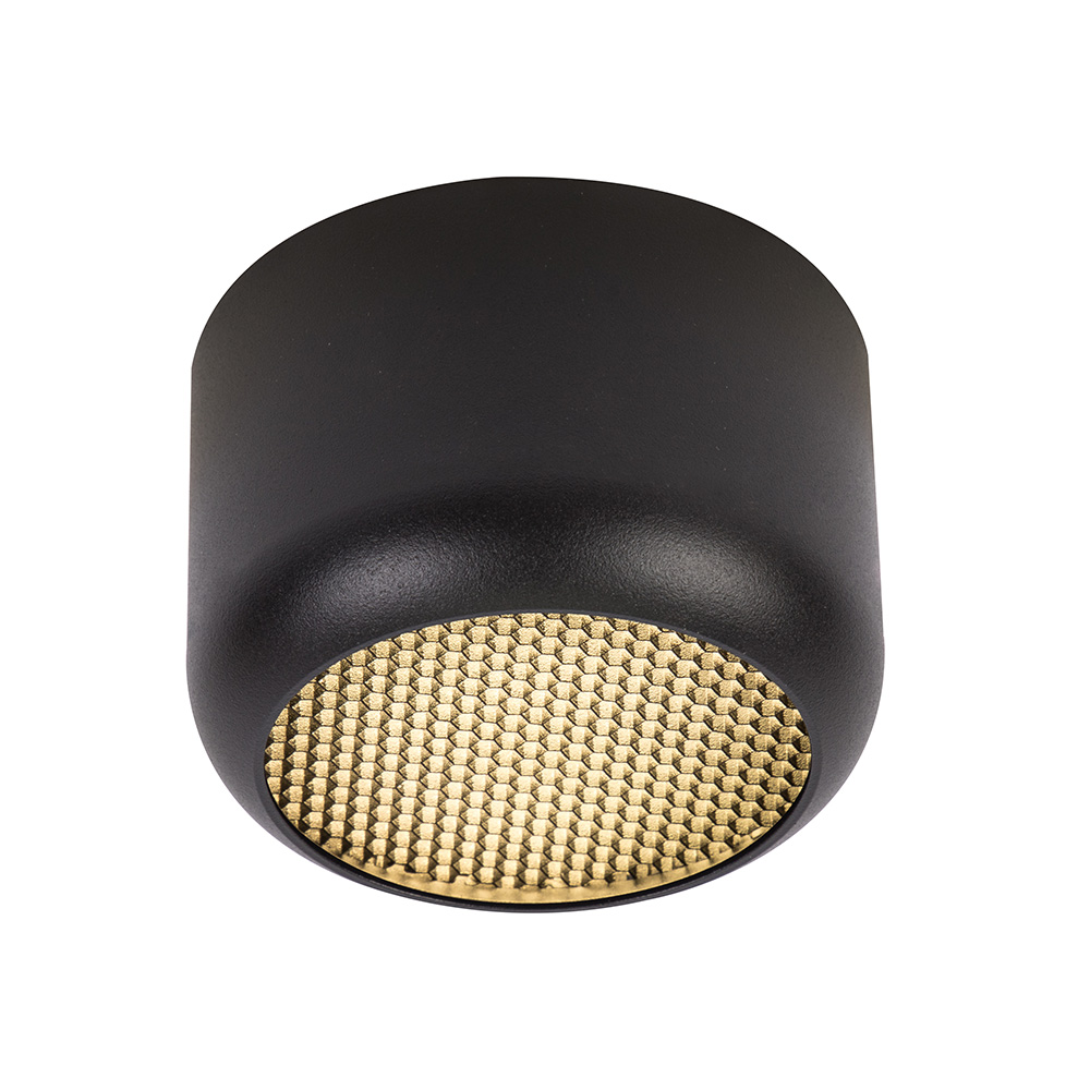 Светильник потолочный Feron HL364 Barrel ECHO 12W, 230V, GX53, чёрный, с антибликовой сеточкой Светильник потолочный Feron HL364 Barrel ECHO 12W, 230V, GX53, чёрный, с антибликовой сеточкой