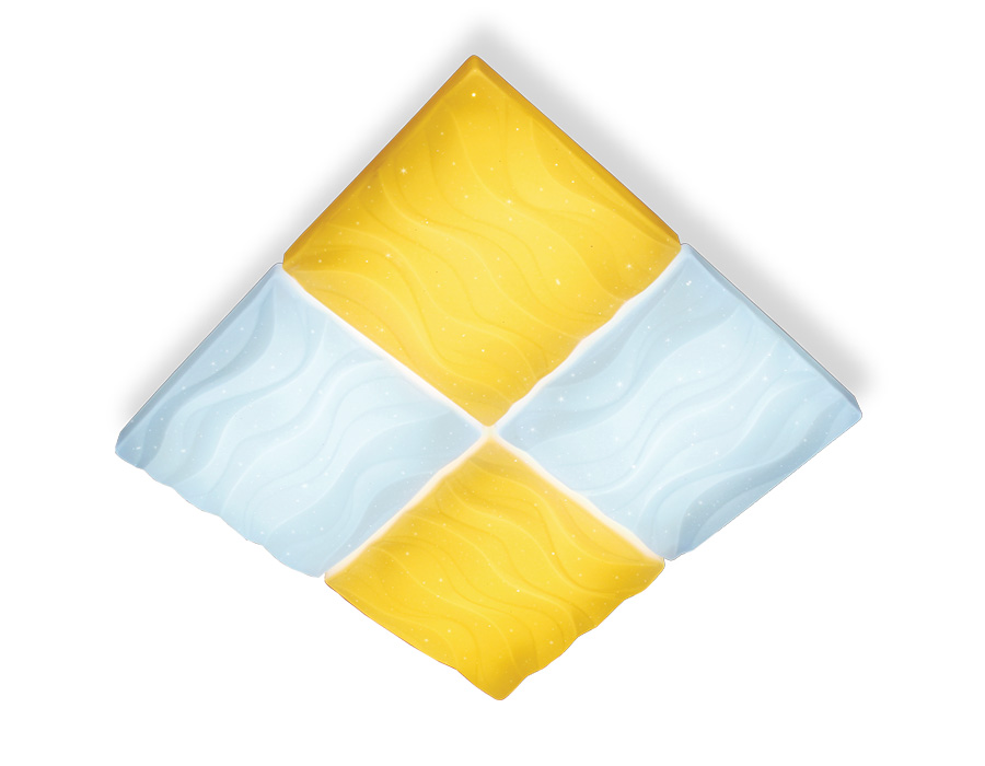 Светильник светодиодный Ambrella FP2381 WH 128W D500*500