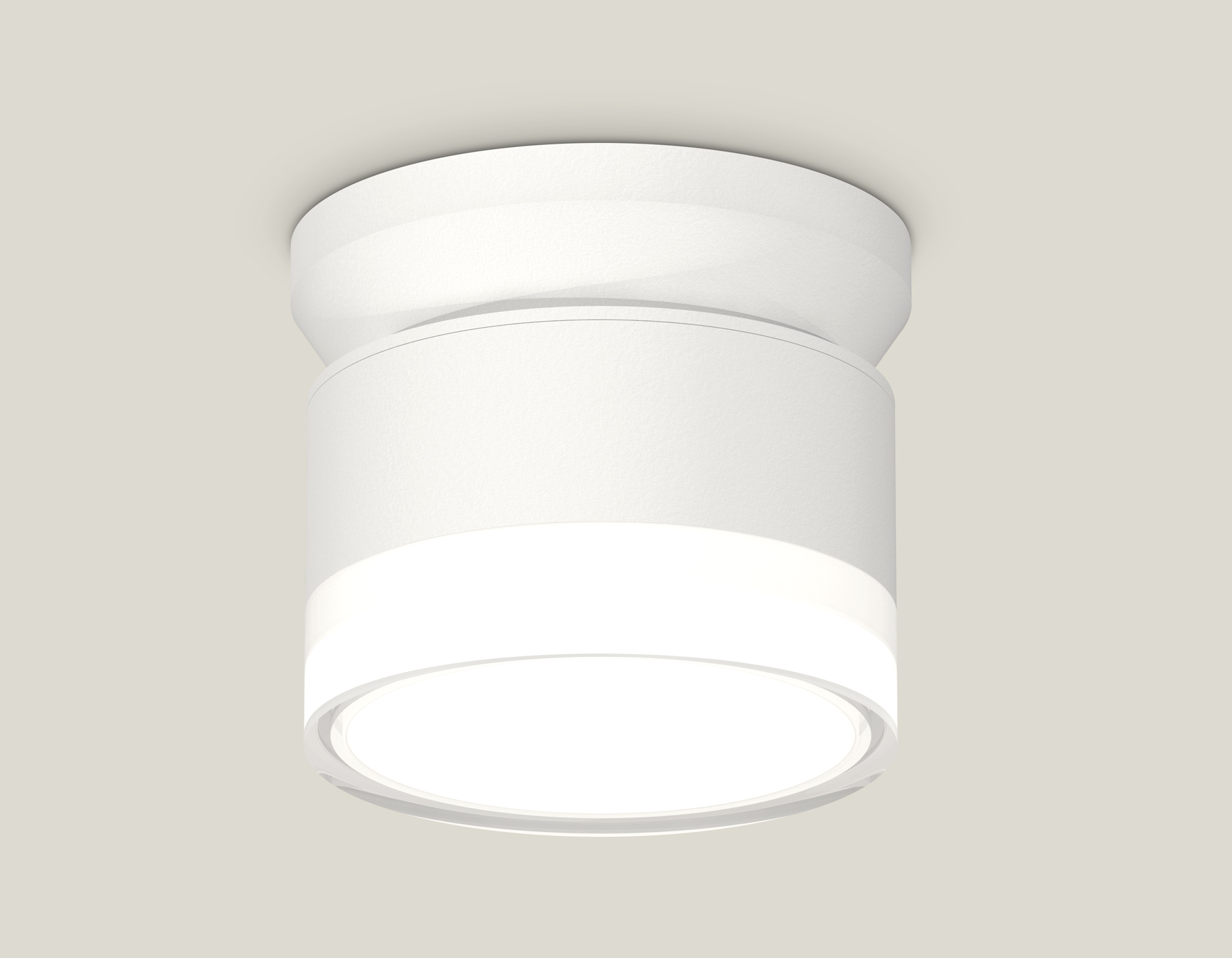 Накладной спот Ambrella XS8101047 SWH/FR/CL белый песок/белый матовый/прозрачный GX53 (N8901, C8101, N8399)