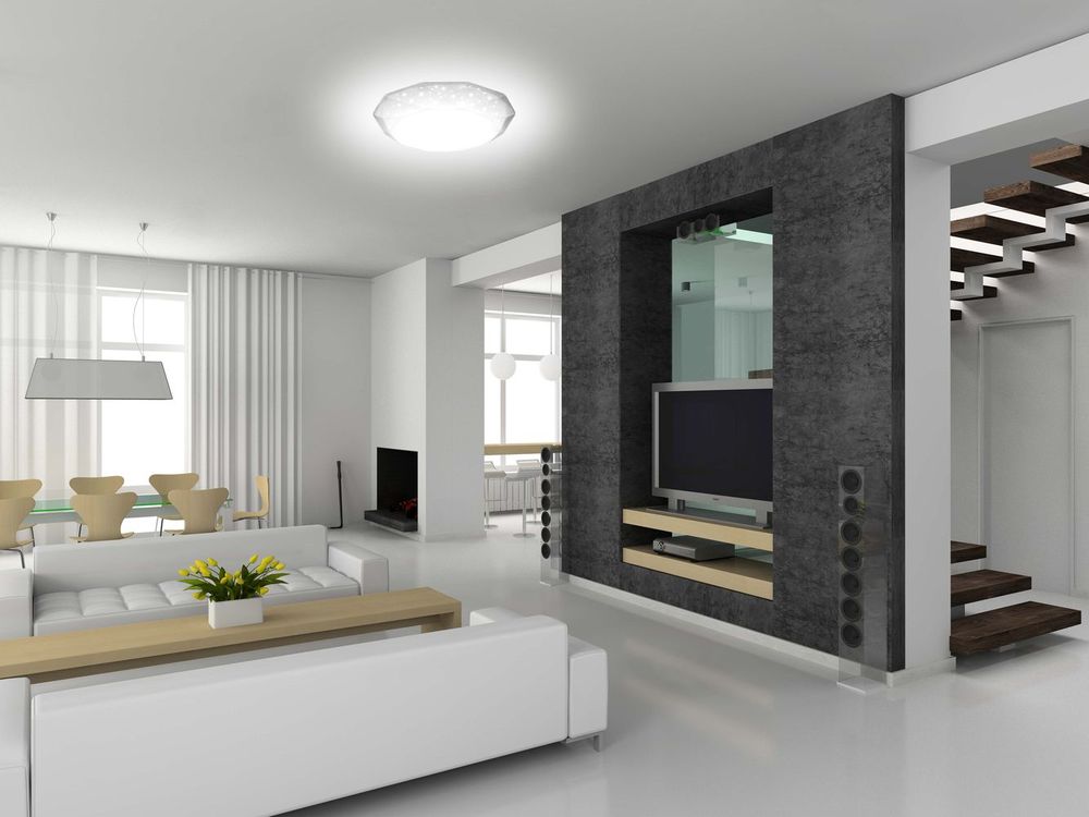 Светодиодный светильник накладной Feron AL589 тарелка 18W 4000K белый