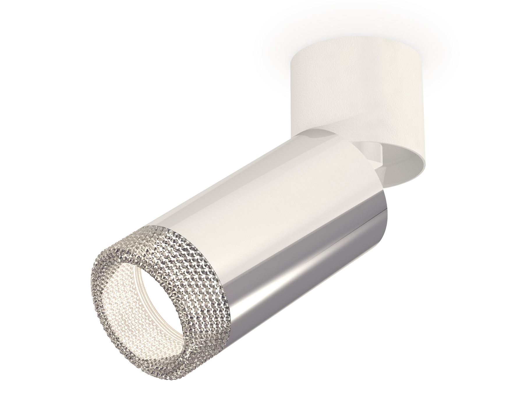 Накладной поворотный светильник XM6325031 PSL/WH/CL серебро полированное/белый/тонированный (A2220, C6325, N6150)