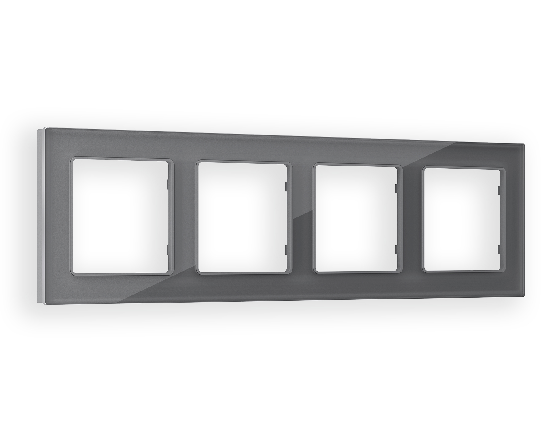 AF330654 Рамка ALFA Platos (Антрацит серый Стекло органическое) 4-ая