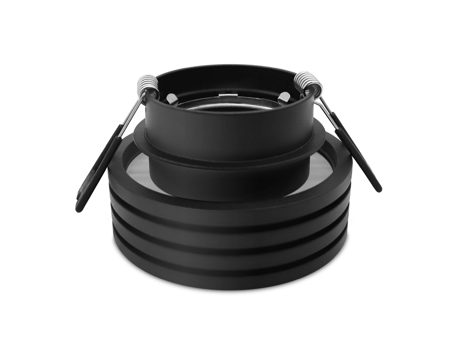 Встраиваемый точечный светильник Ambrella TN302 SBK черный песок GU5.3 D92*60