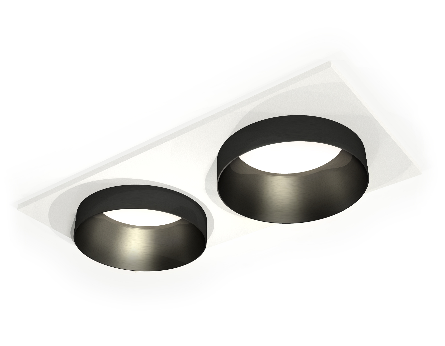 Встраиваемый светильник XC6525021 SWH/PBK белый песок/черный полированный MR16 GU5.3 (C6525, N6131)