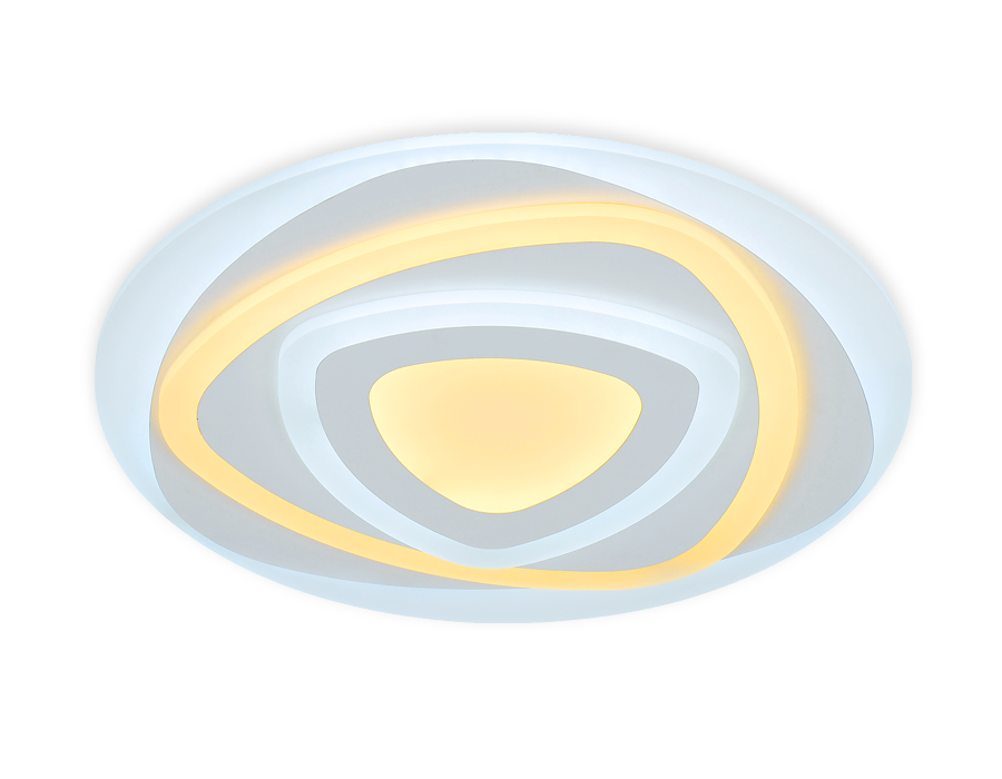 Светильник Ambrella FA804 WH 140W 500*500*60 (ПДУ РАДИО 2.4)