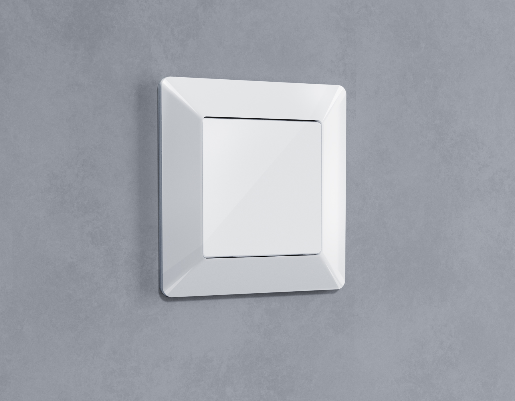 AF110101 Рамка ALFA Line (Белый глянец) 1-ая