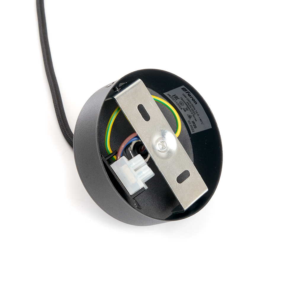 Светильник потолочный Feron ML1708 на подвесе  MR16 35W 230V, черный 55*280