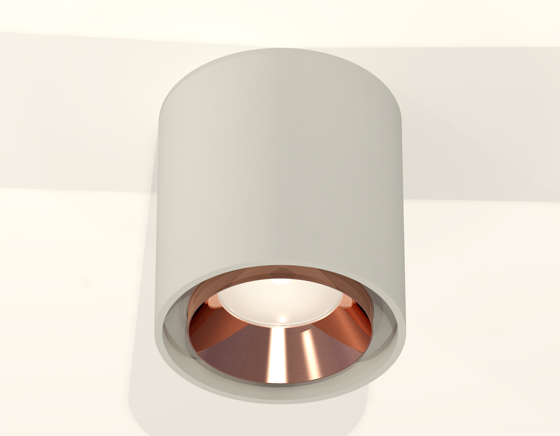 Накладной светильник XS7724005 SGR/PPG серый песок/золото розовое полированное MR16 GU5.3 (C7724, N7035)