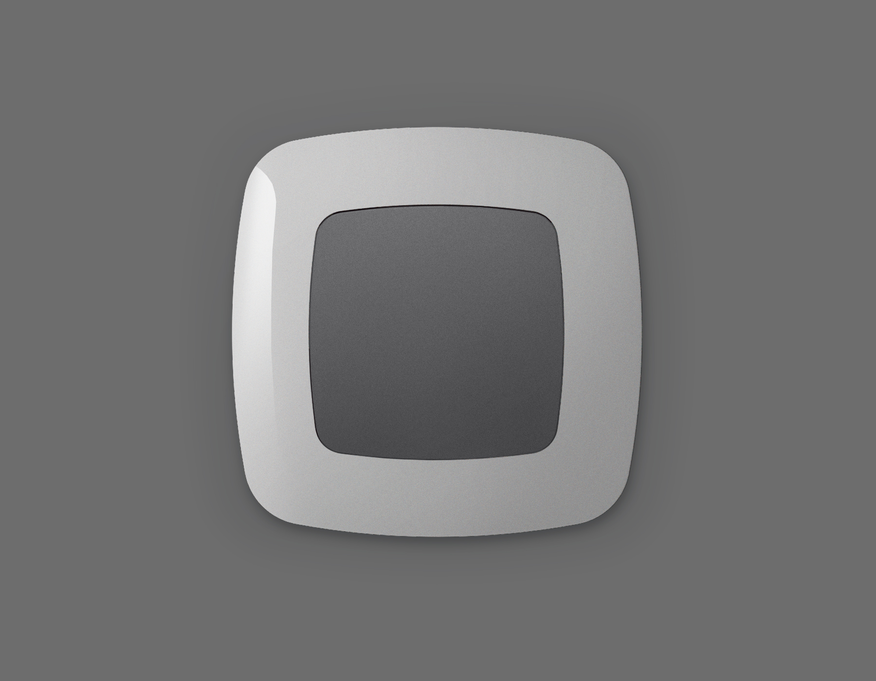 OP6660 Лицевая панель OMEGA (Антрацит серый) заглушка для суппорта QUANT