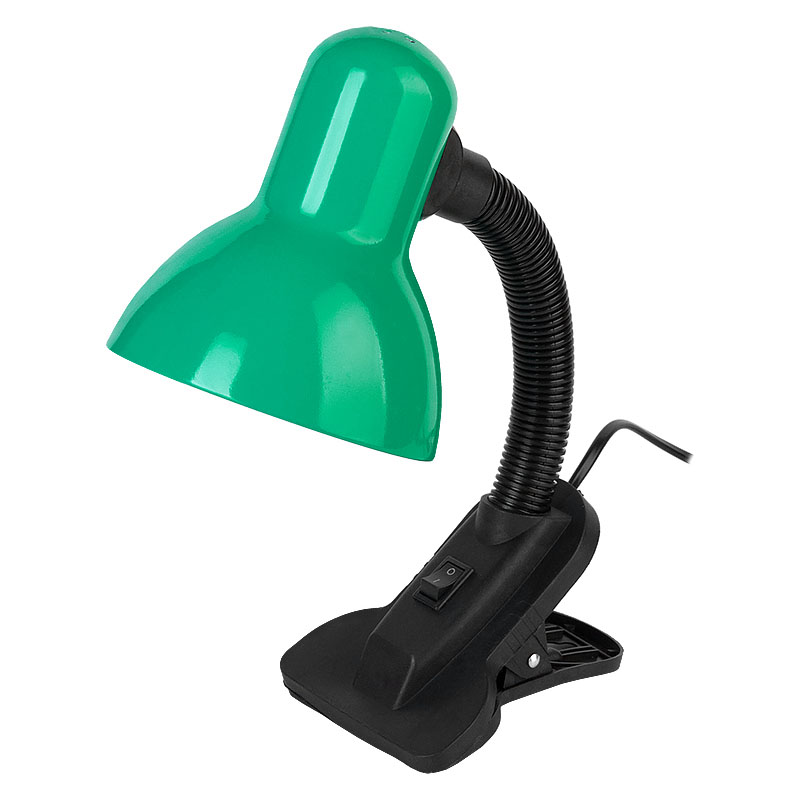 Настольный светильник на прищепке General GTL-024-60-220 зеленый