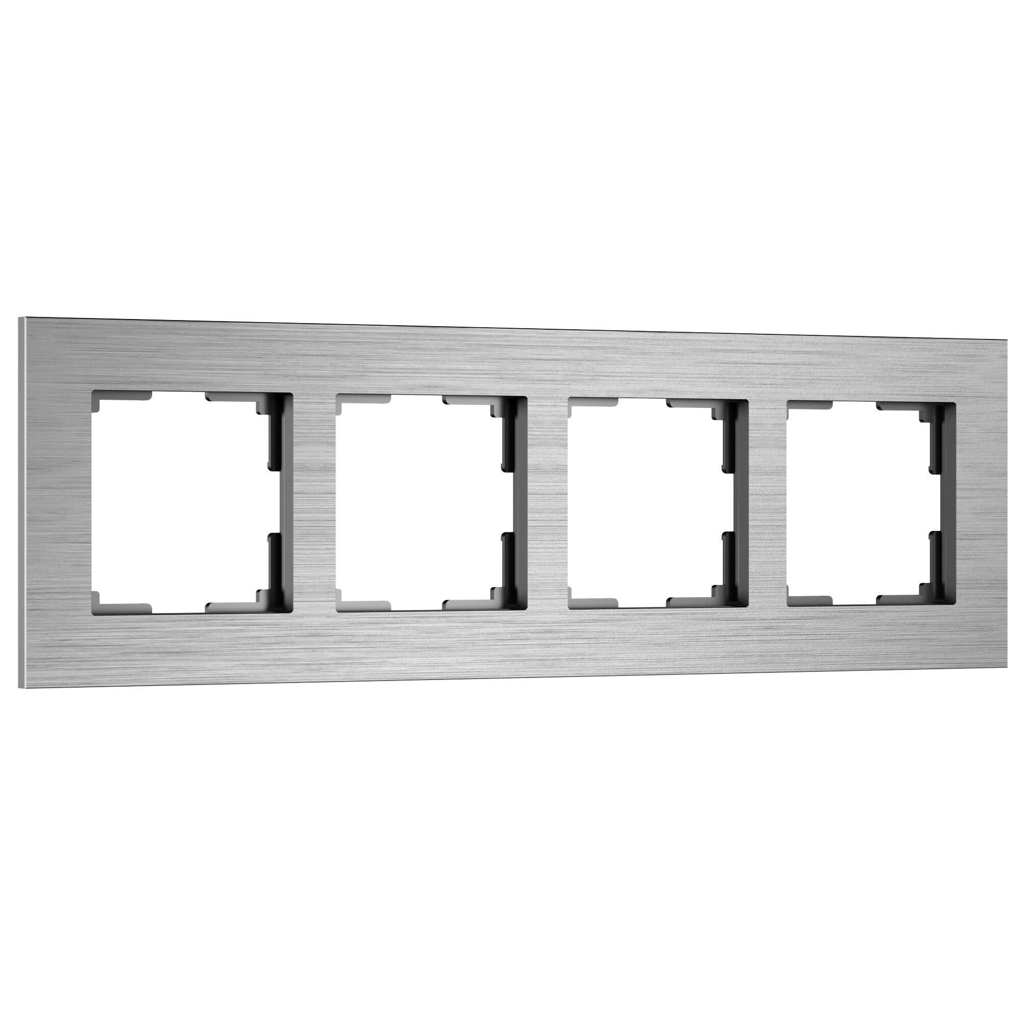 Рамка на 4 поста  AluMax (алюминий) W0043506 Рамка на 4 поста  AluMax (алюминий) W0043506
