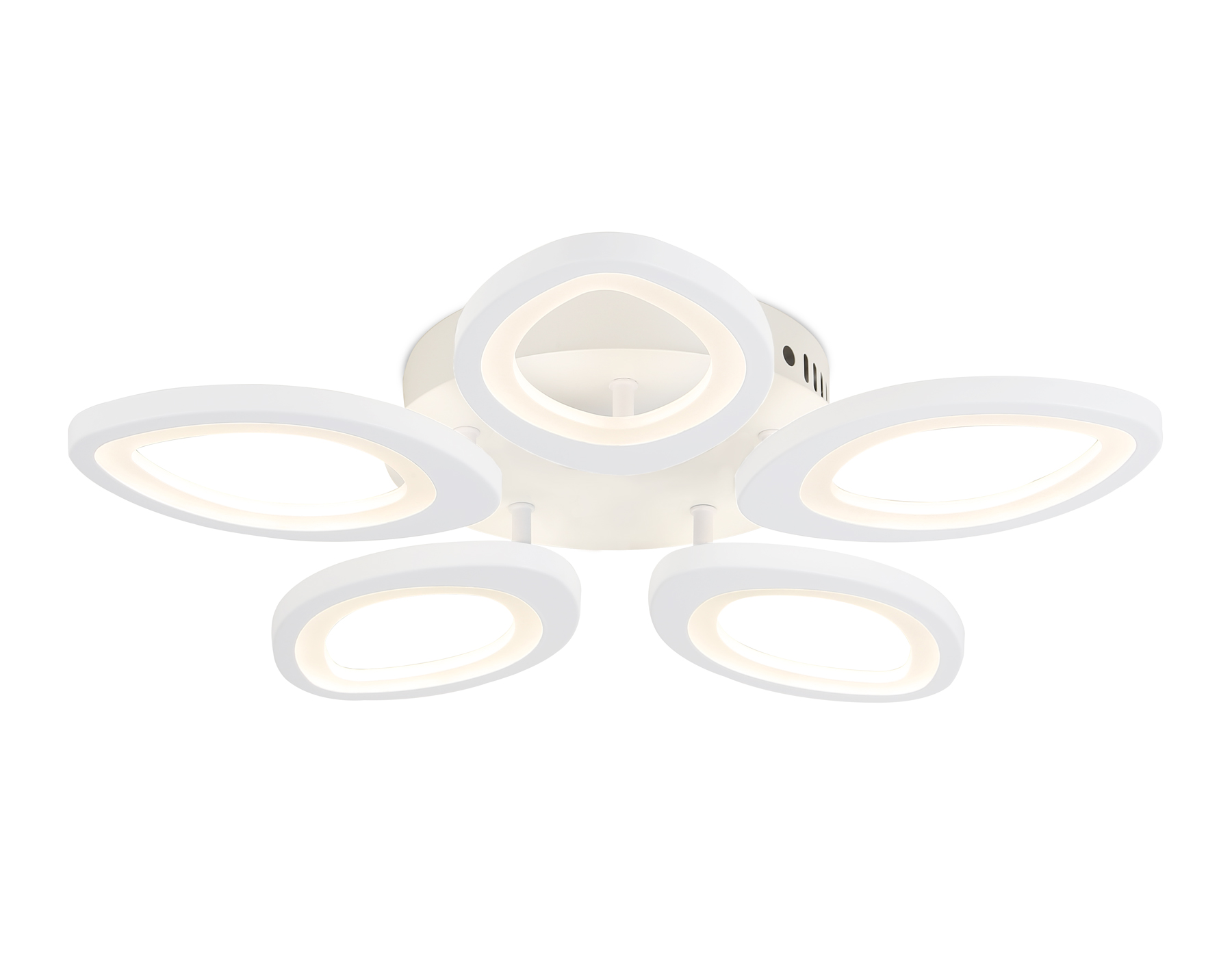 Потолочный светодиодный светильник с пультом Ambrella FA4492/5 WH белый 4200K/3000K/6400K 63W D520*85 (ПДУ ИК)